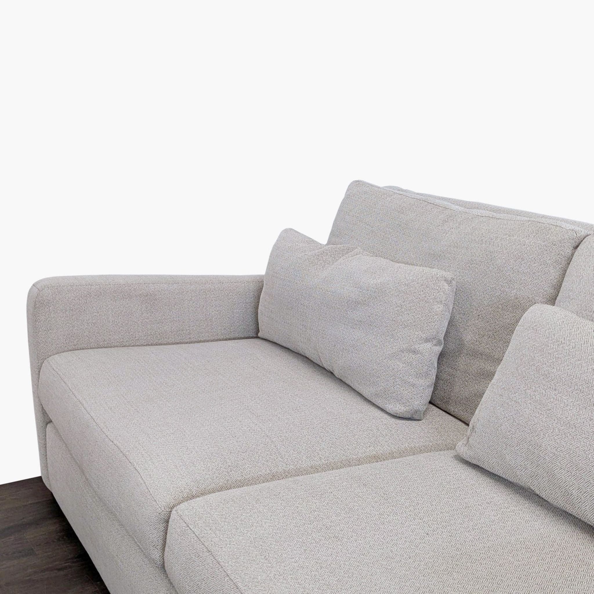 Crate and Barrel 3-Seat Modern Sofa - Thumbnail 7
