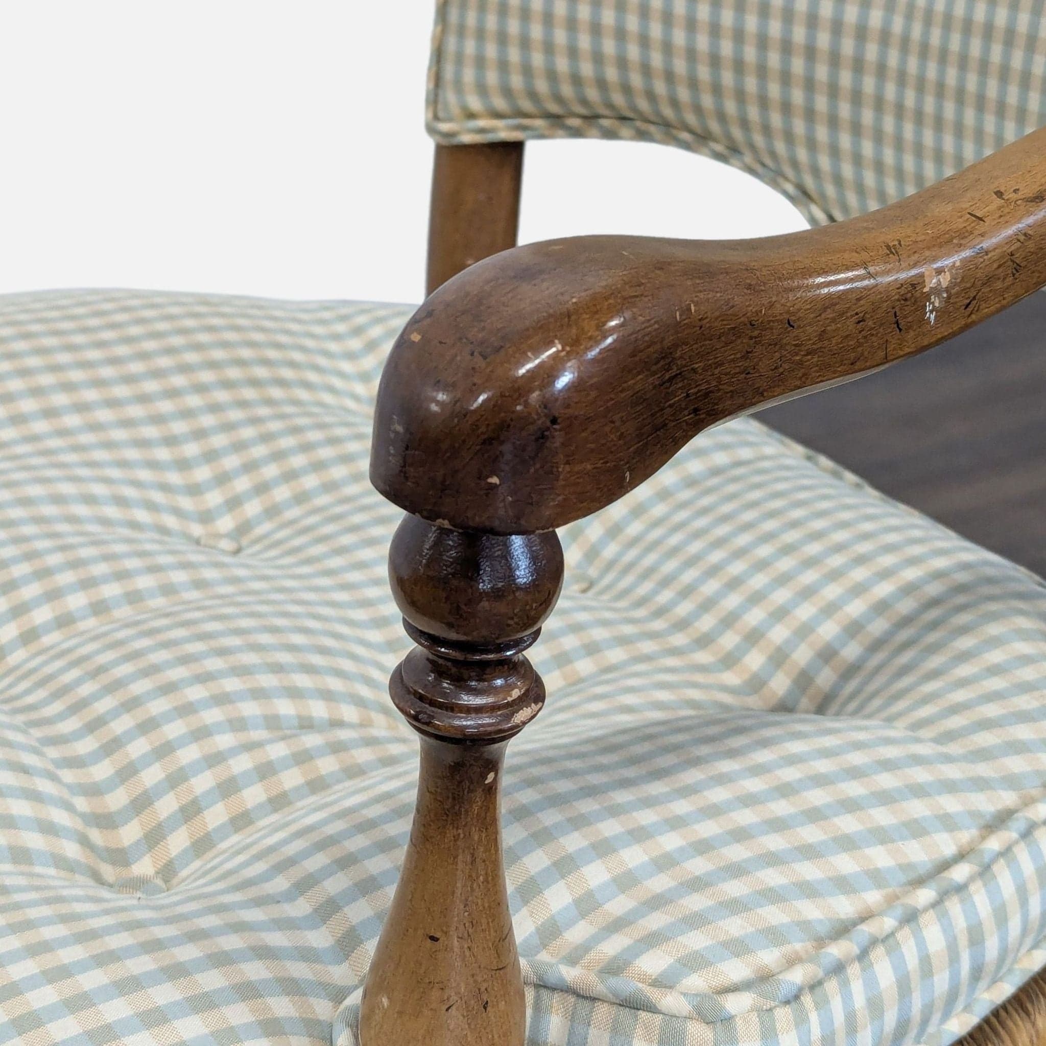 Ladderback Dining Armchair with Rush Seat - Thumbnail 5