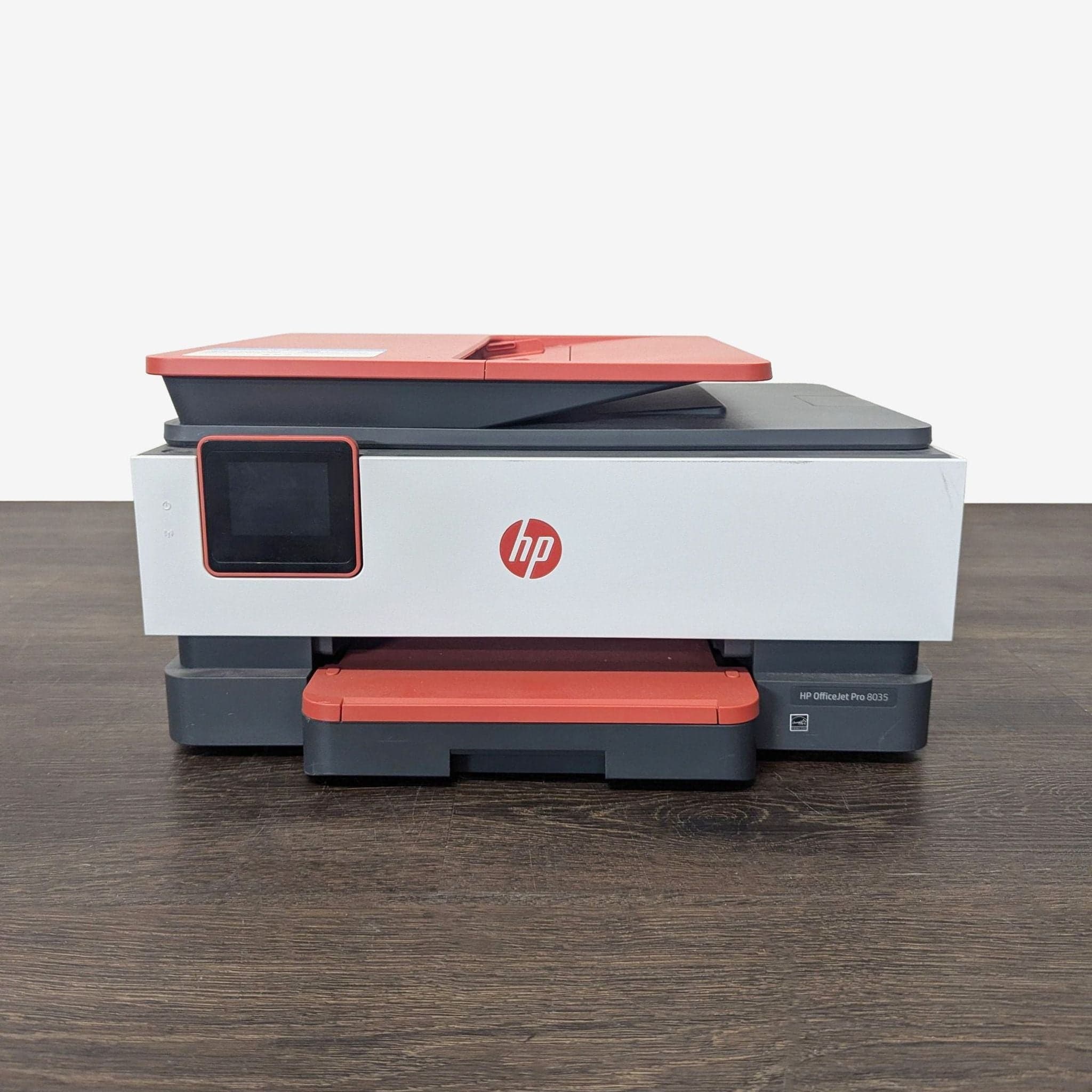 HP OfficeJet Pro 8035 All-in-One Wireless Printer – Red/Gray
