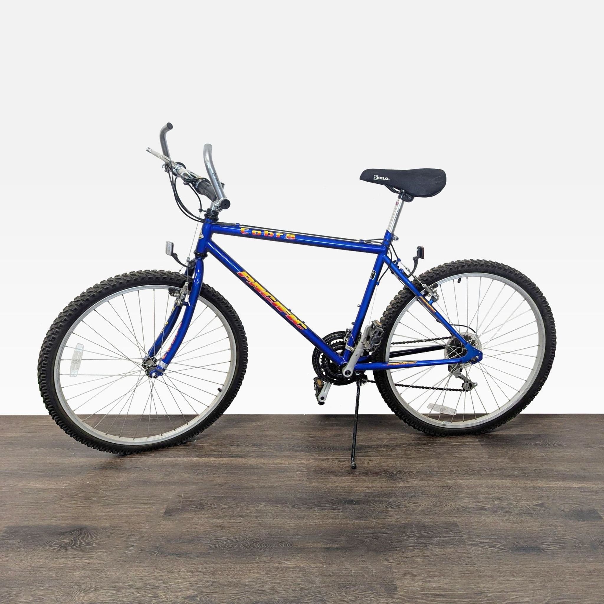 Blue Cobra Mountain Bike - Durable Outdoor Bicycle with 18-Speed Gears