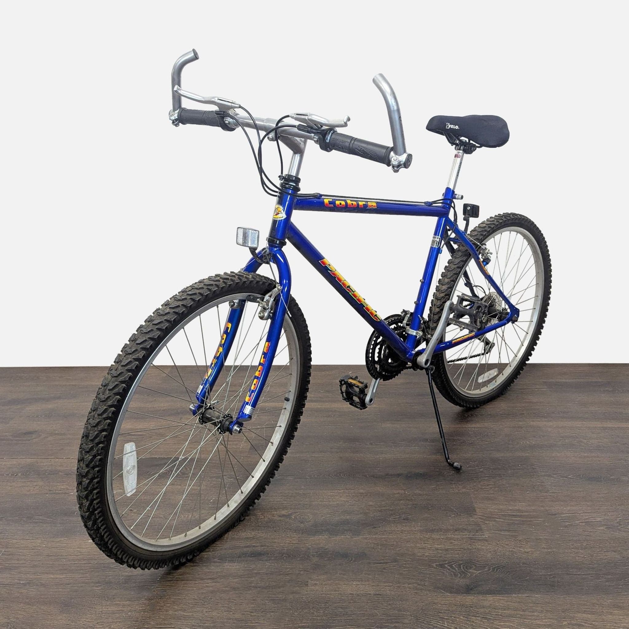 Blue Cobra Mountain Bike - Durable Outdoor Bicycle with 18-Speed Gears - Thumbnail 2