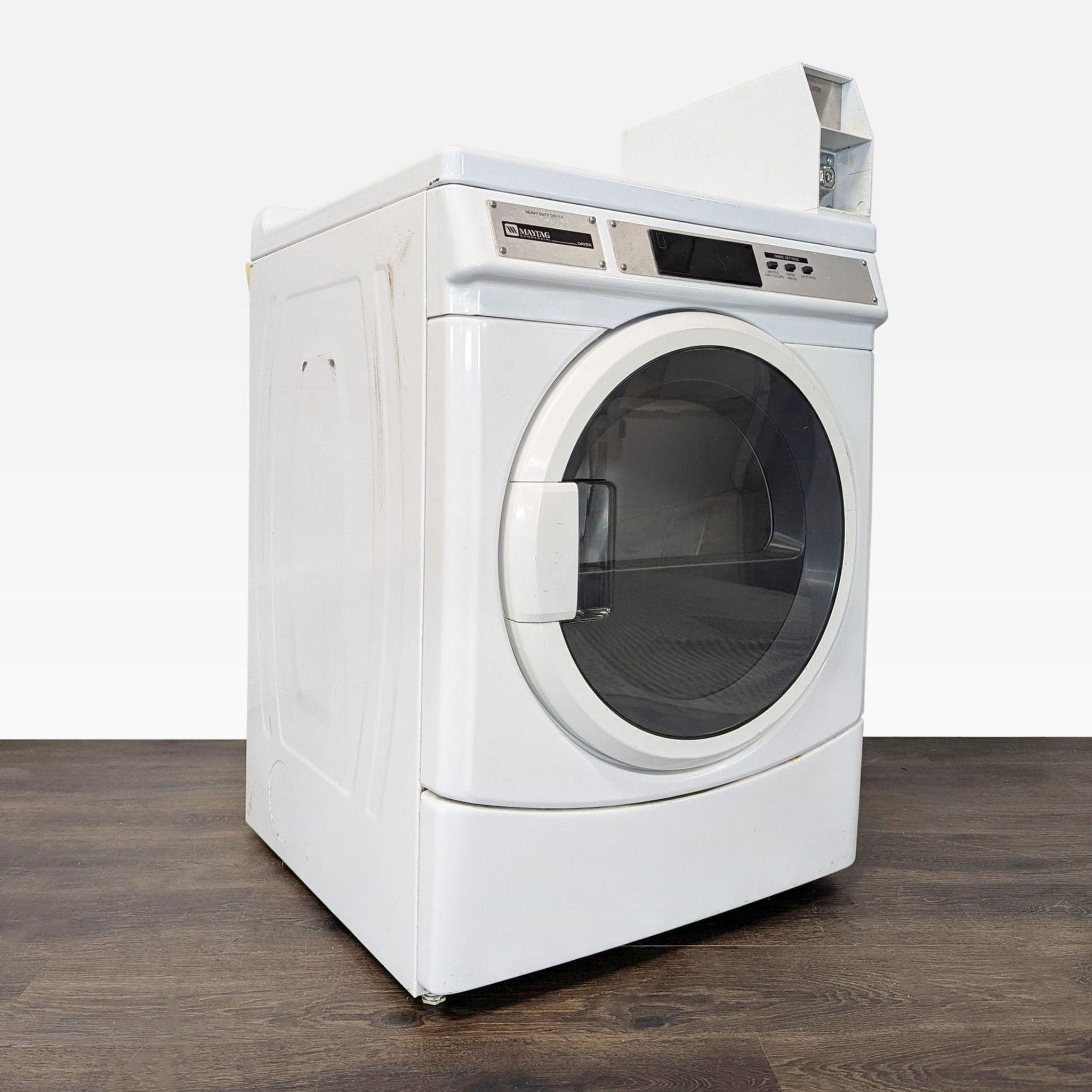 Maytag Commercial Front Load Dryer White - Thumbnail 2