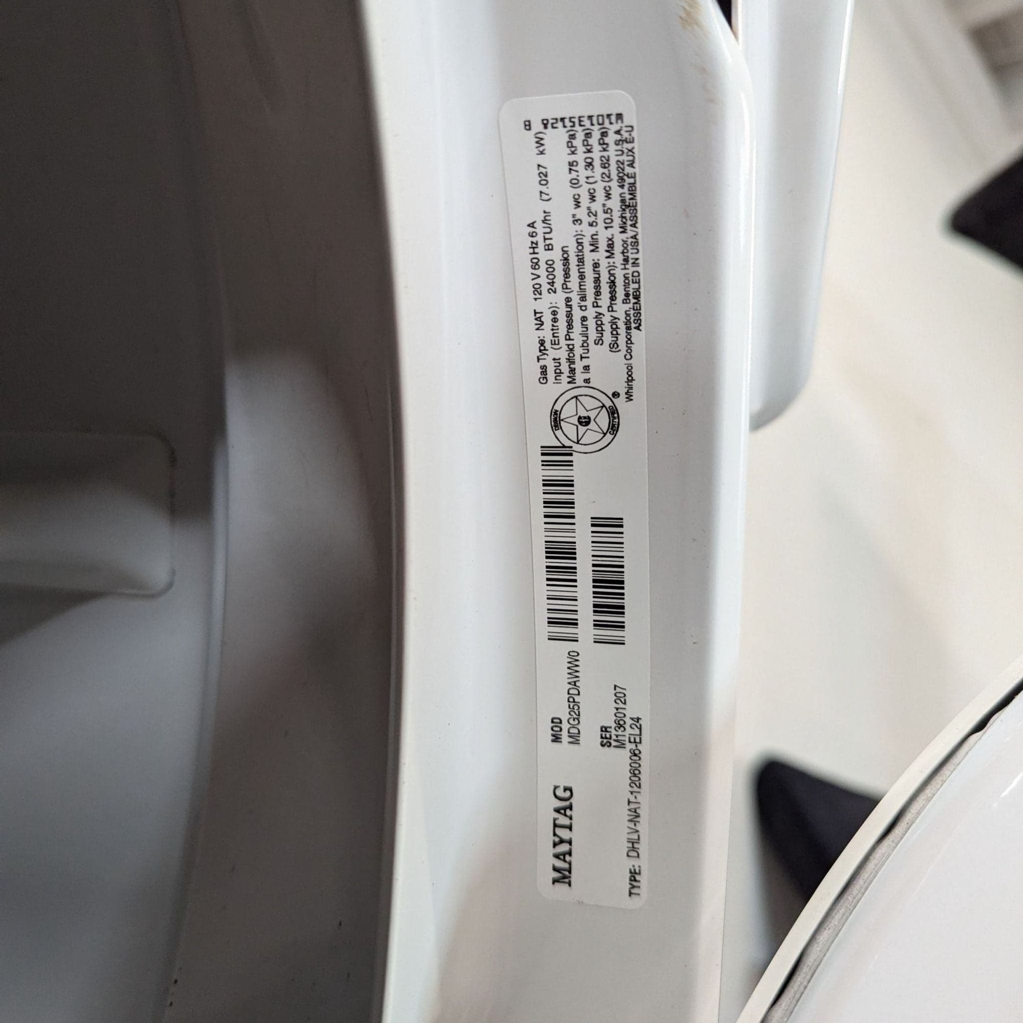 Maytag Commercial Front Load Dryer White - Thumbnail 11