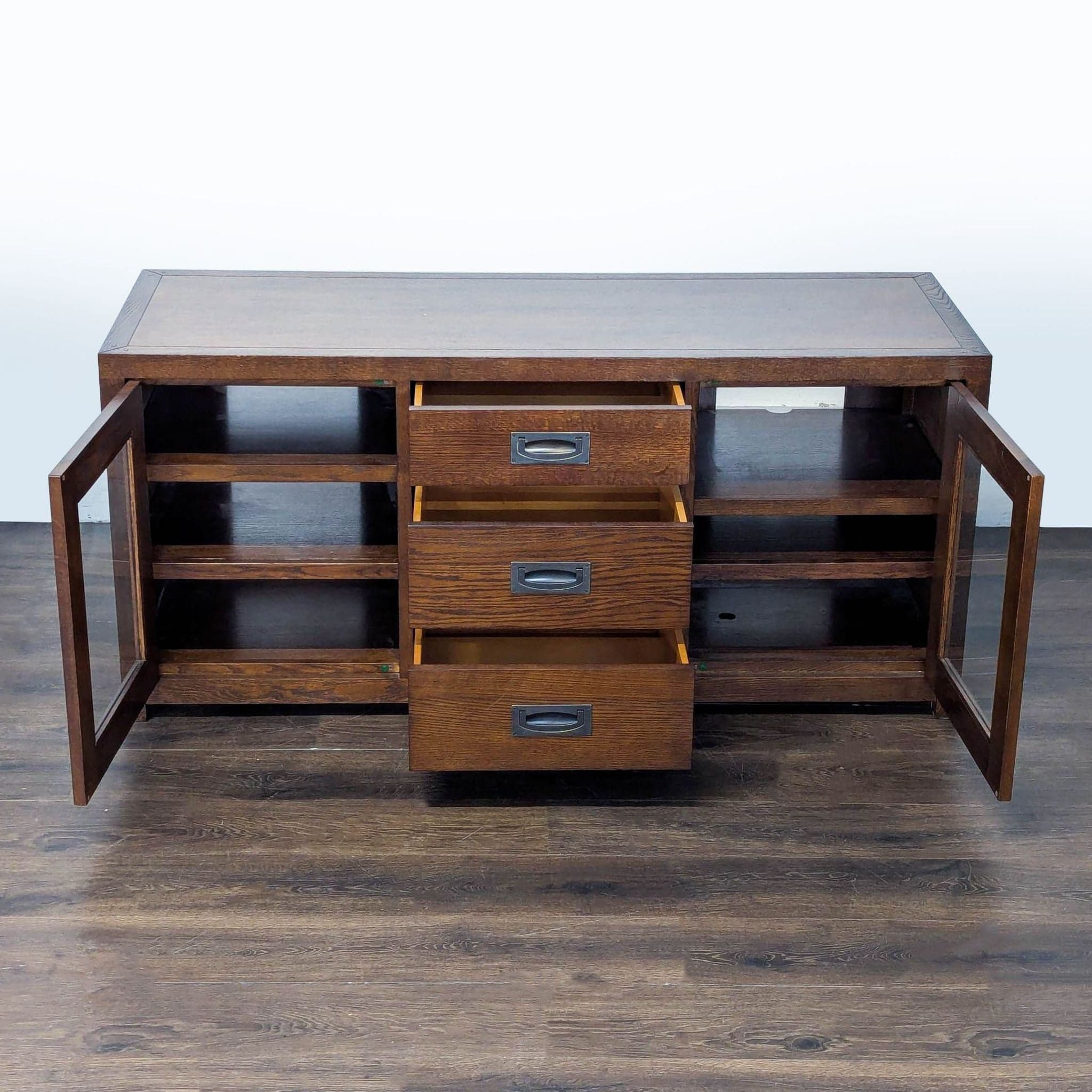 Vintage Restoration Hardware Media Console - Thumbnail 2