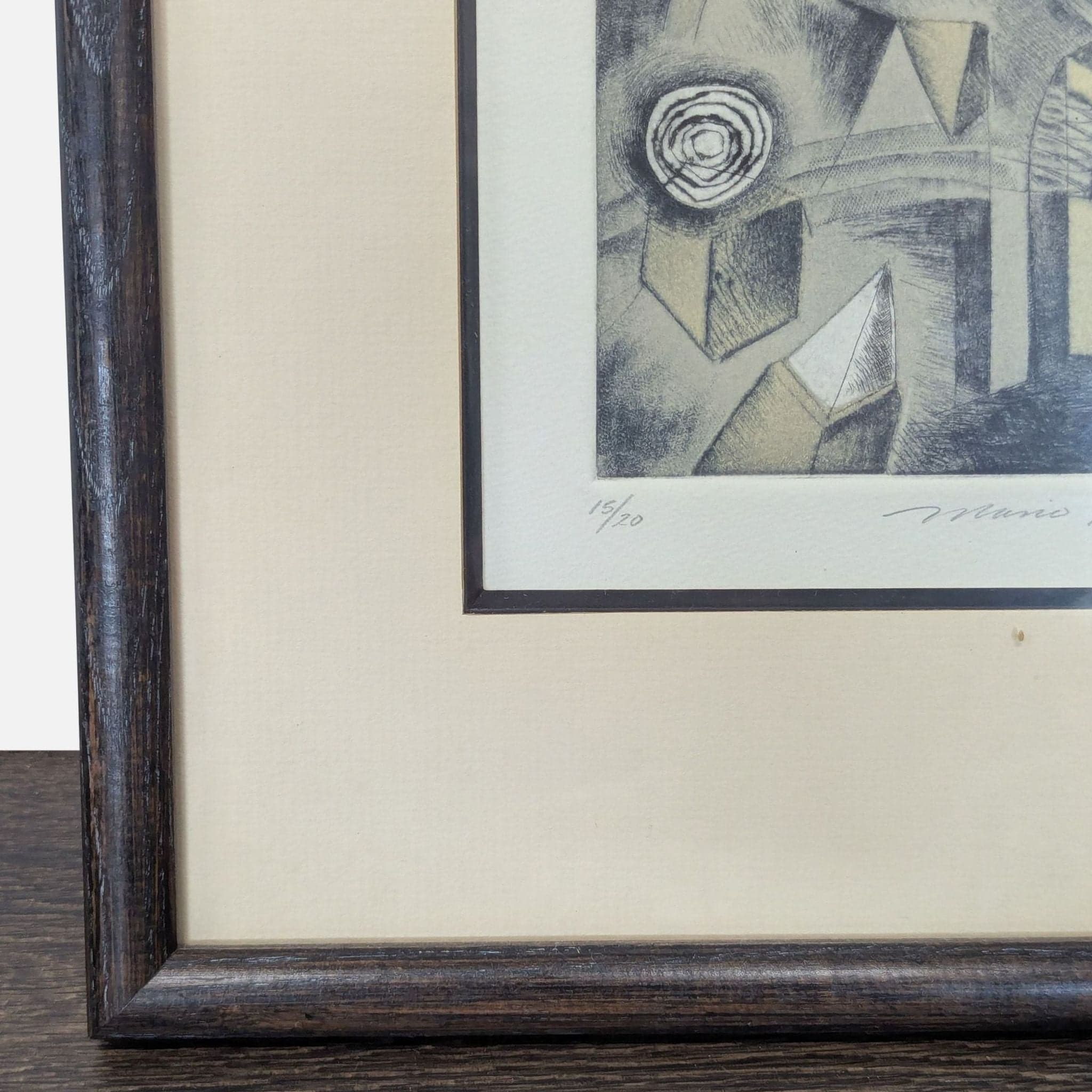 Limited Edition Mario Romero Abstract Framed Print – Numbered 15/20 - Thumbnail 2