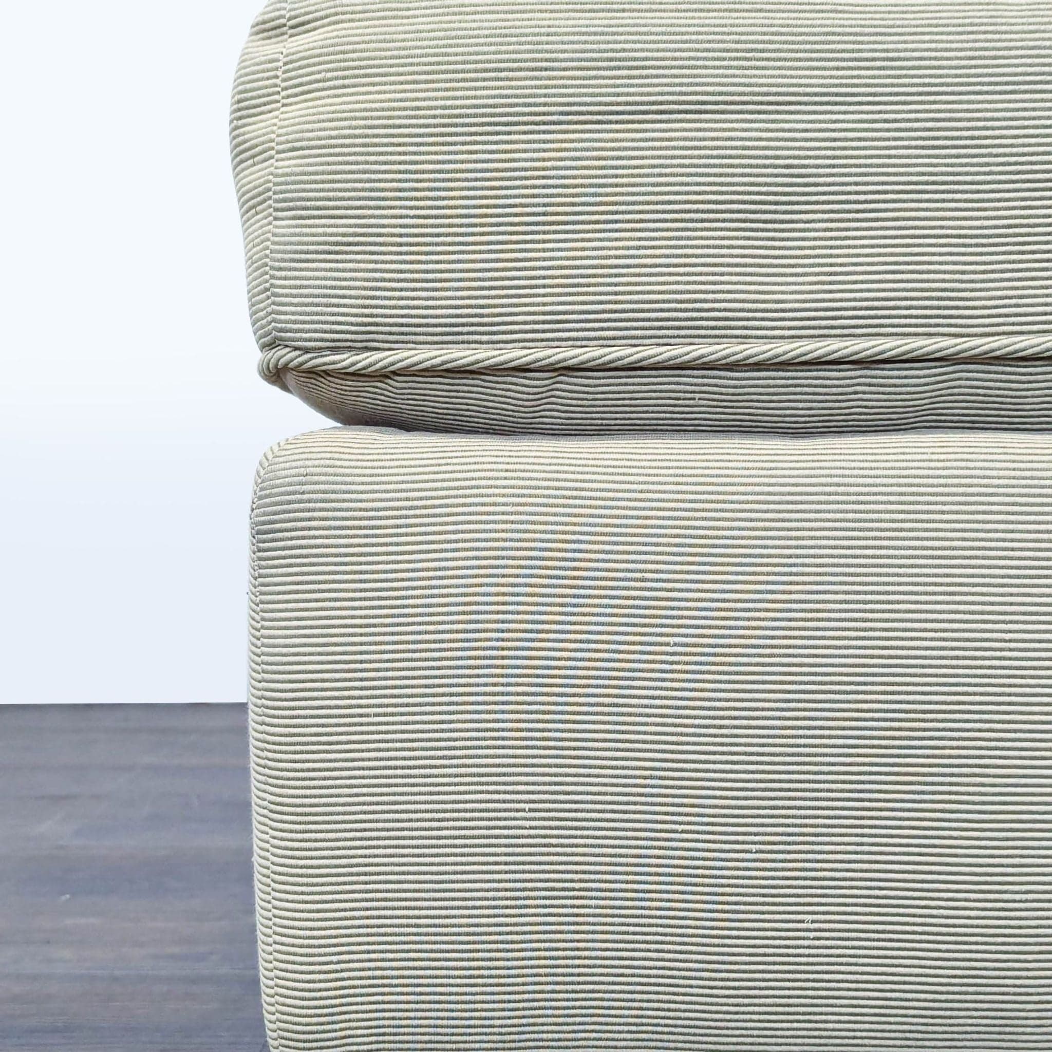 Comfy Lounge Chair with Matching Ottoman - Light Sage - Thumbnail 10