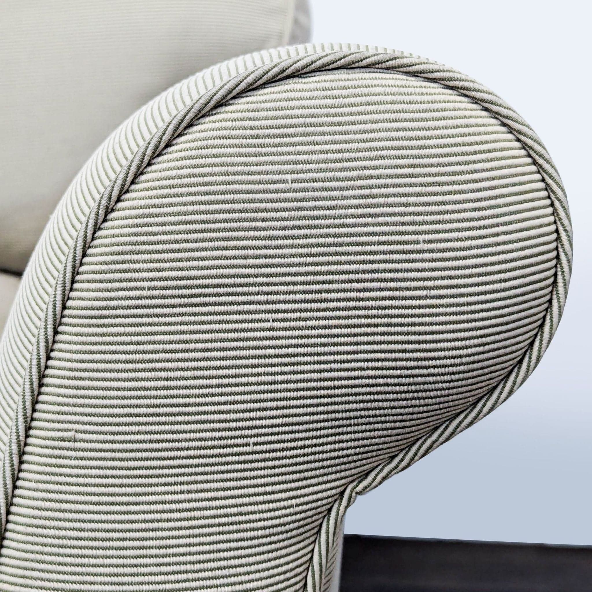 Comfy Lounge Chair with Matching Ottoman - Light Sage - Thumbnail 11