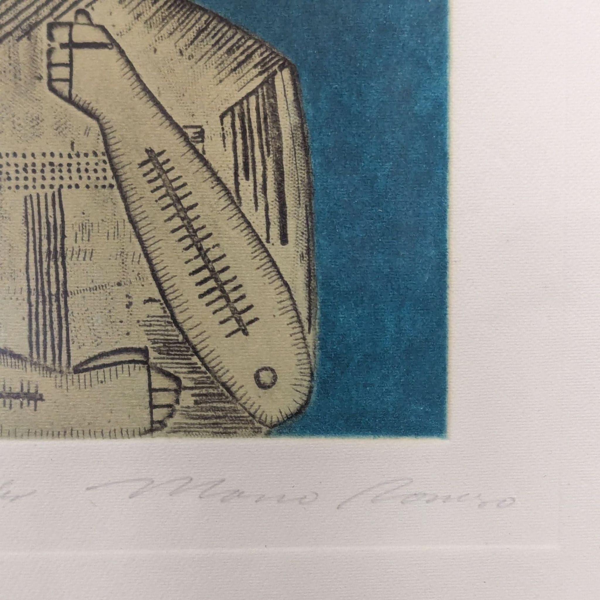 Mario Romero Limited Edition Aquatint Titled “Fumades” - Thumbnail 2
