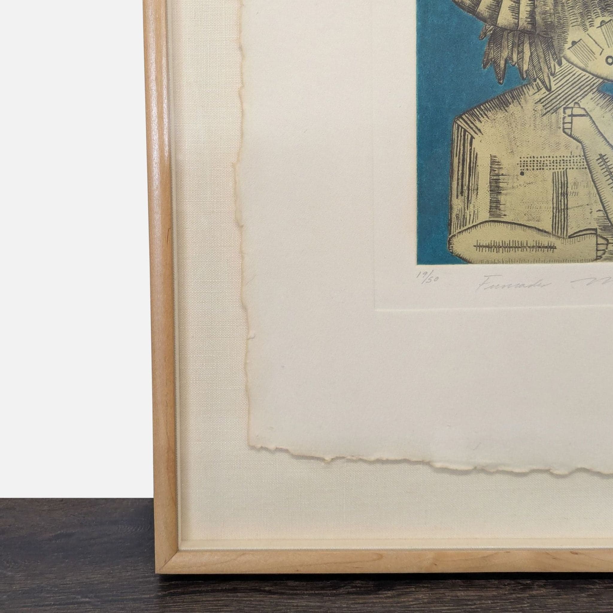 Mario Romero Limited Edition Aquatint Titled “Fumades” - Thumbnail 4