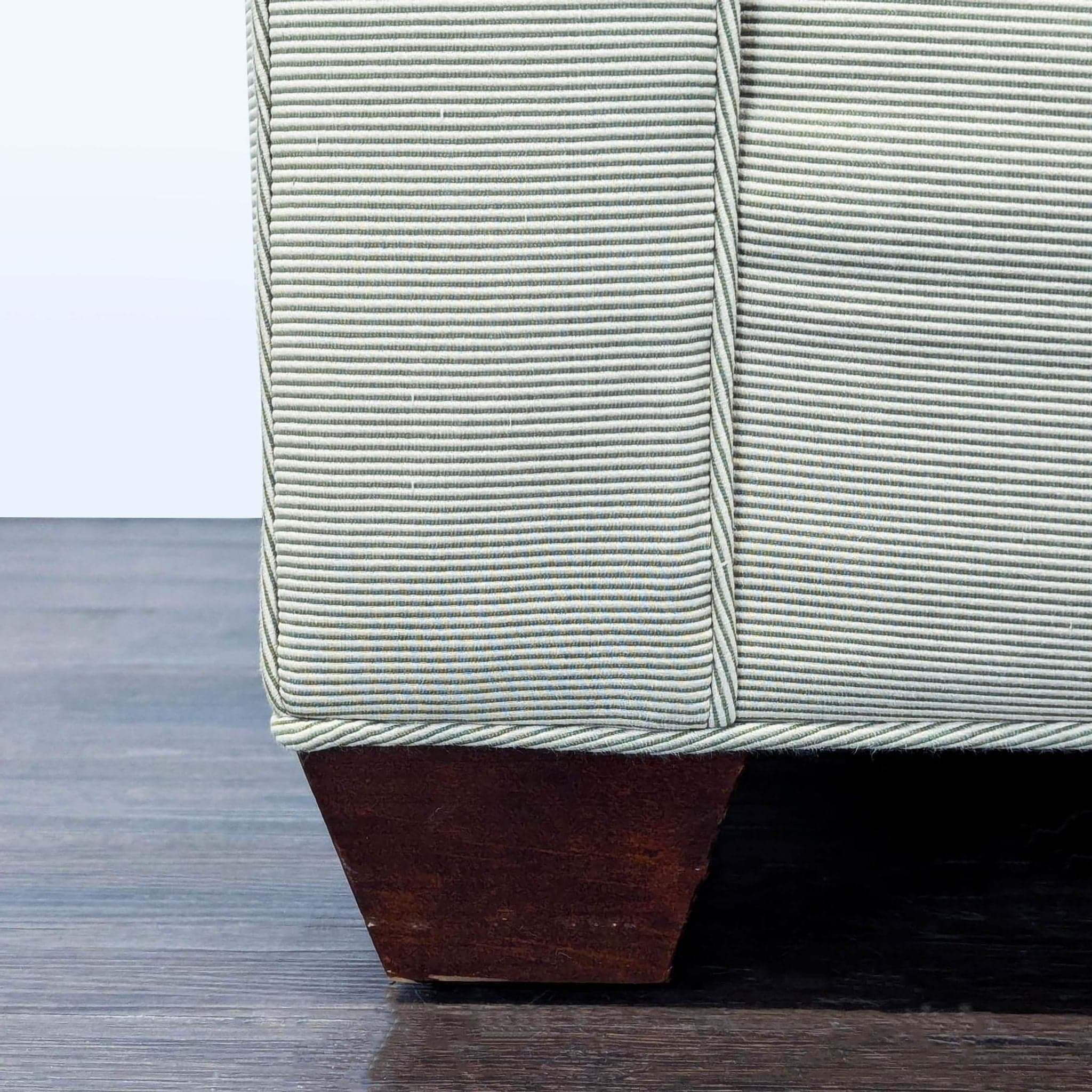 Comfy Lounge Chair with Matching Ottoman - Light Sage - Thumbnail 13