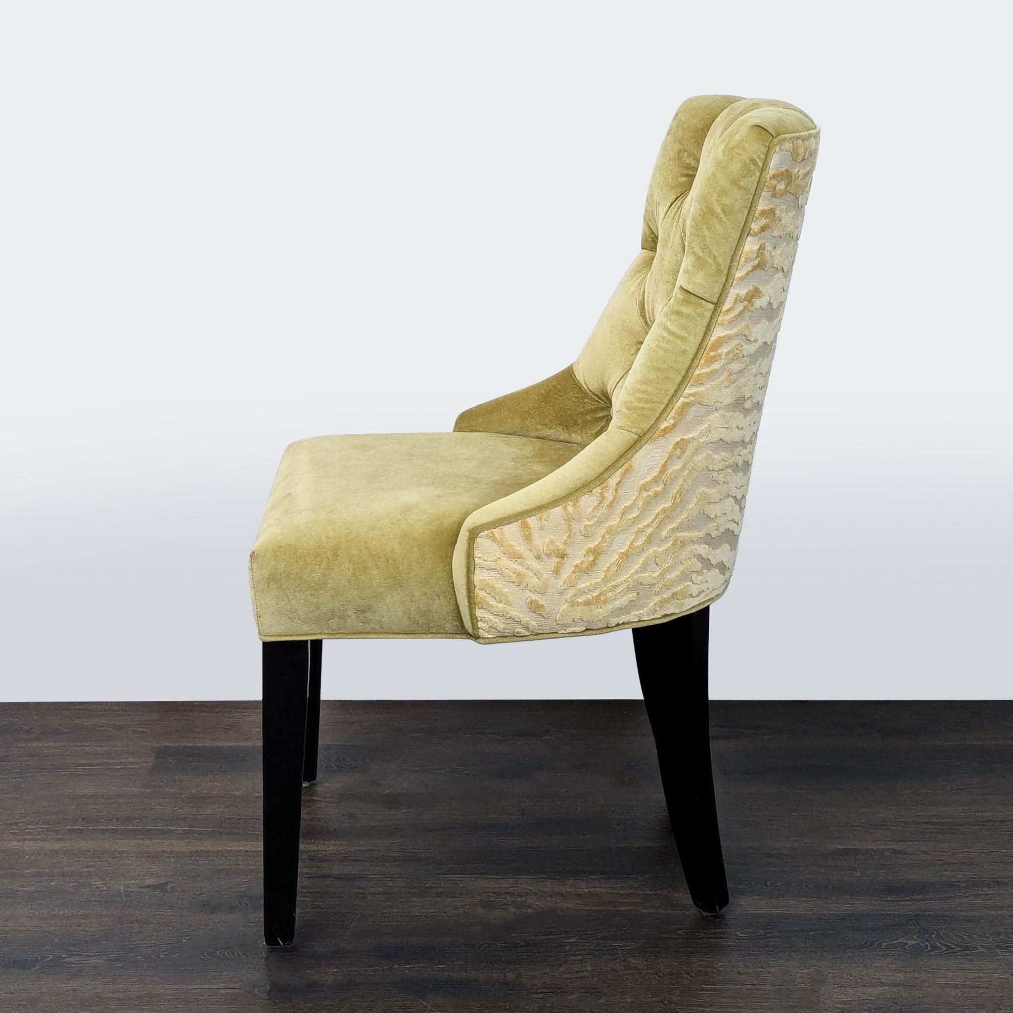 Button Tufted Dining Chair - Thumbnail 5