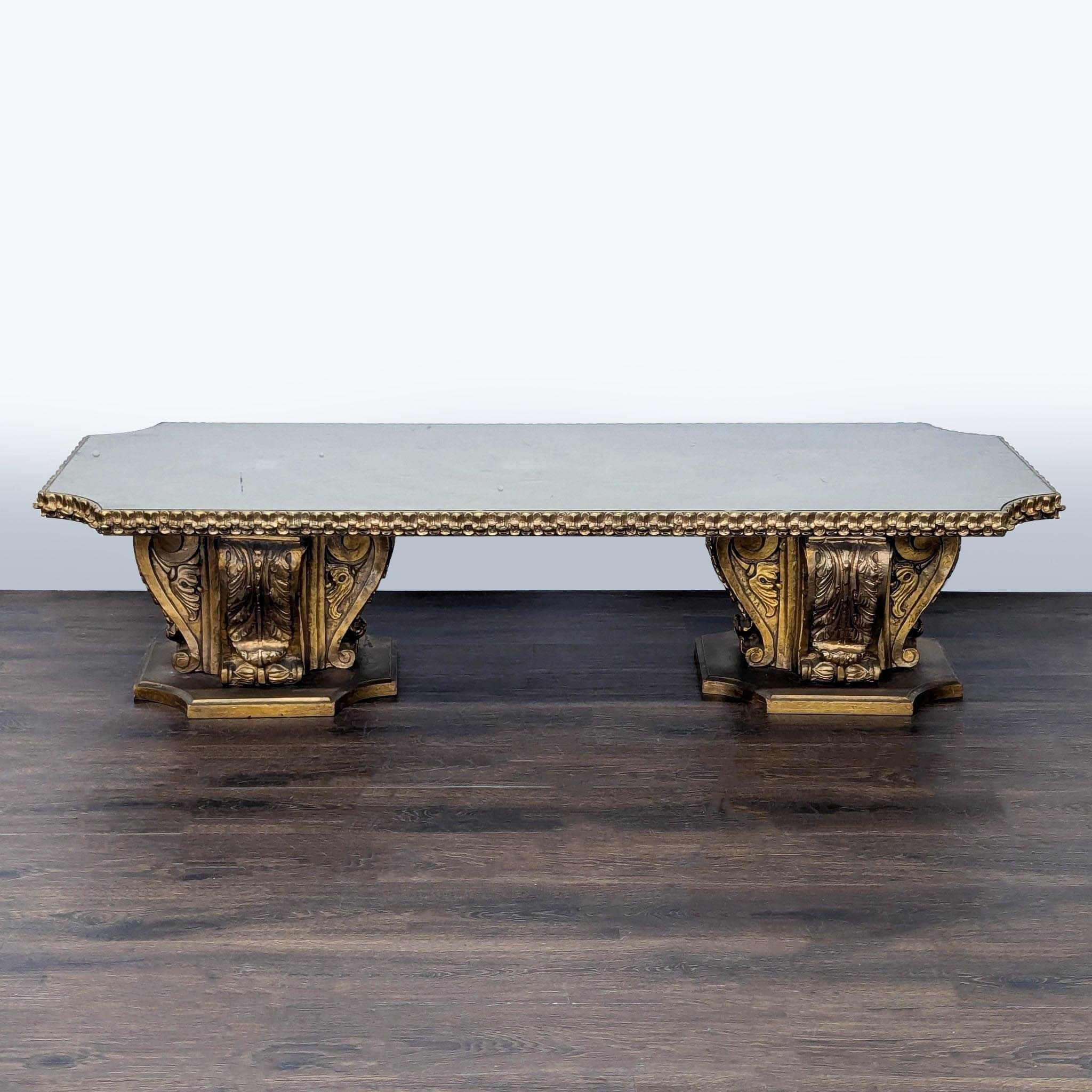Vintage Mid-Century Mediterranean Style Coffee Table - Thumbnail 2