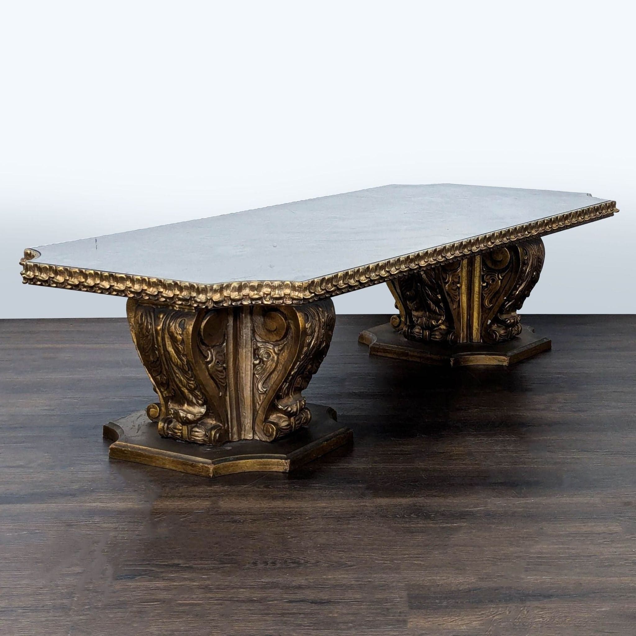 Vintage Mid-Century Mediterranean Style Coffee Table - Thumbnail 3