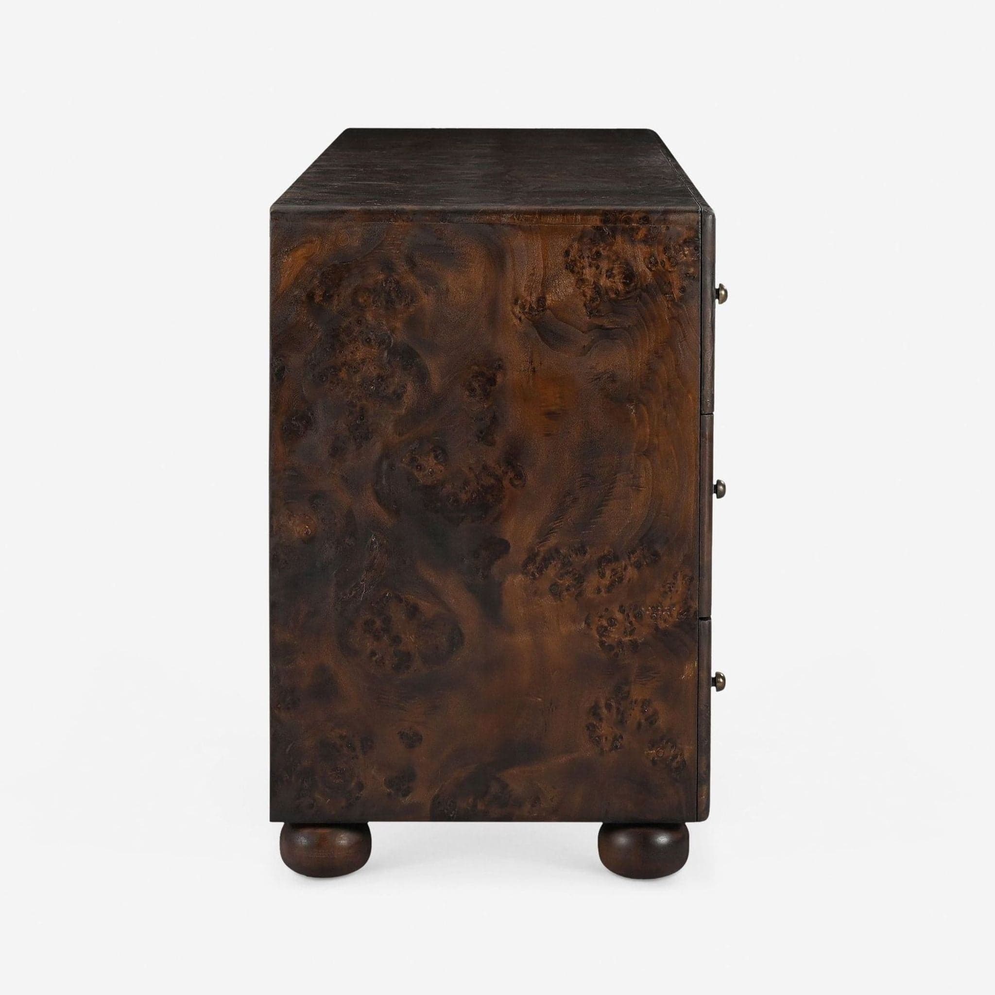 Lulu and Georgia Hobbes Dark Wood 6-Drawer Dresser - Thumbnail 4