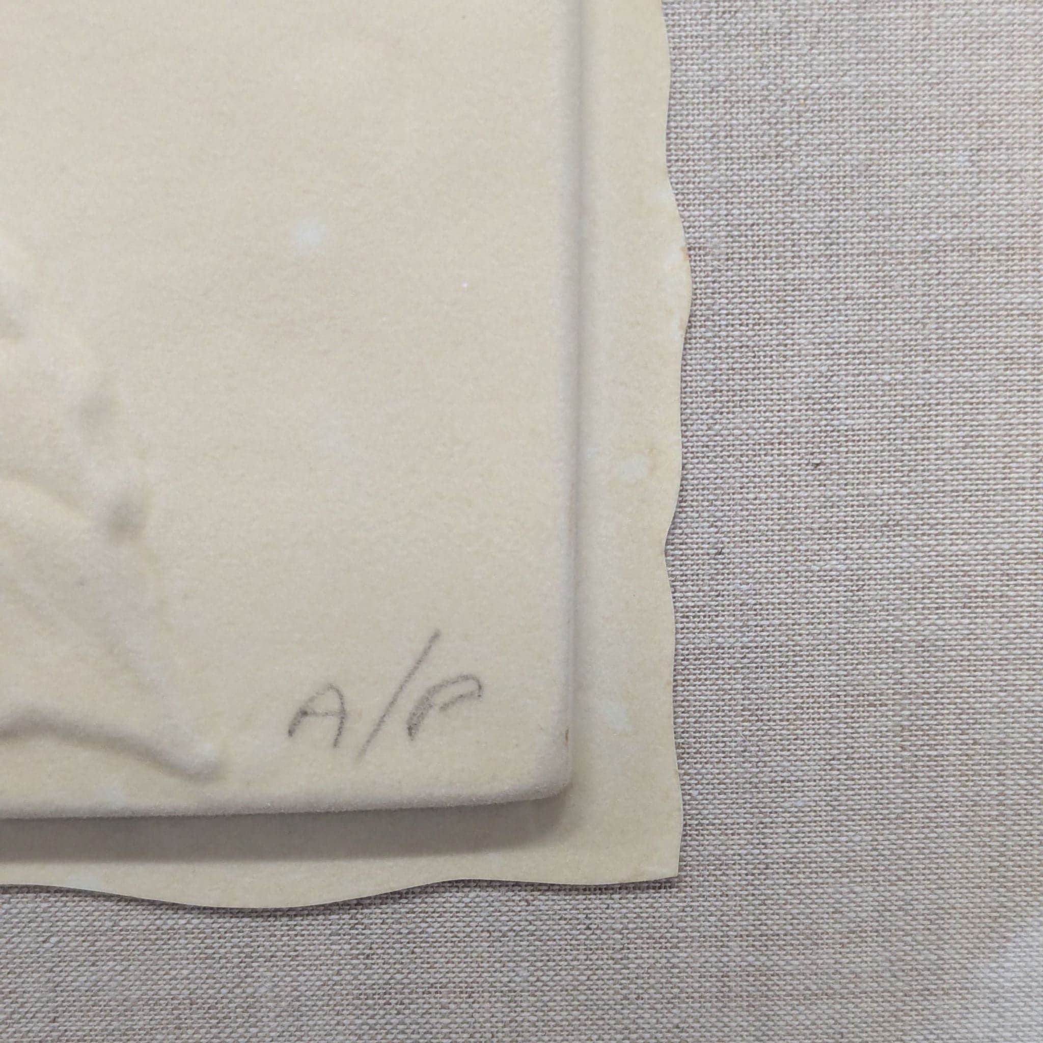 Large Artist Proof Embossed Rose Relief by Carole Gerst Katz – Lucite Floating Frame - Thumbnail 3