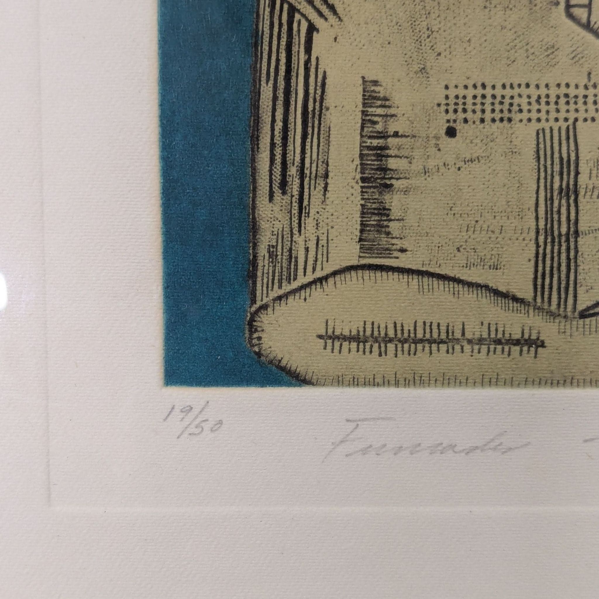 Mario Romero Limited Edition Aquatint Titled “Fumades” - Thumbnail 6