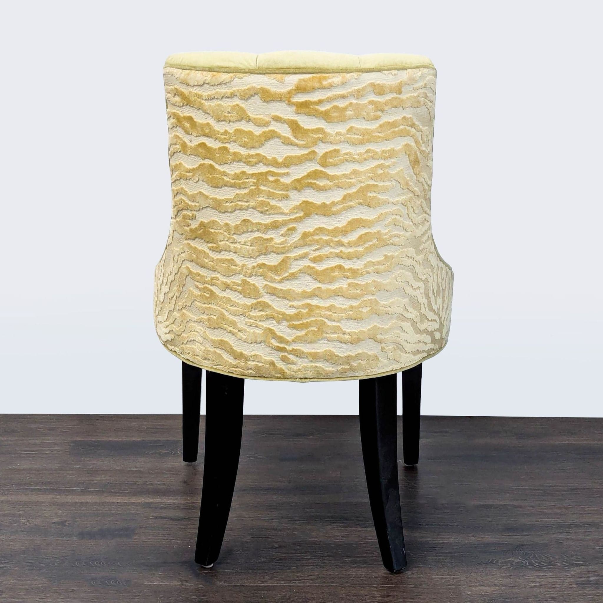 Button Tufted Dining Chair - Thumbnail 4