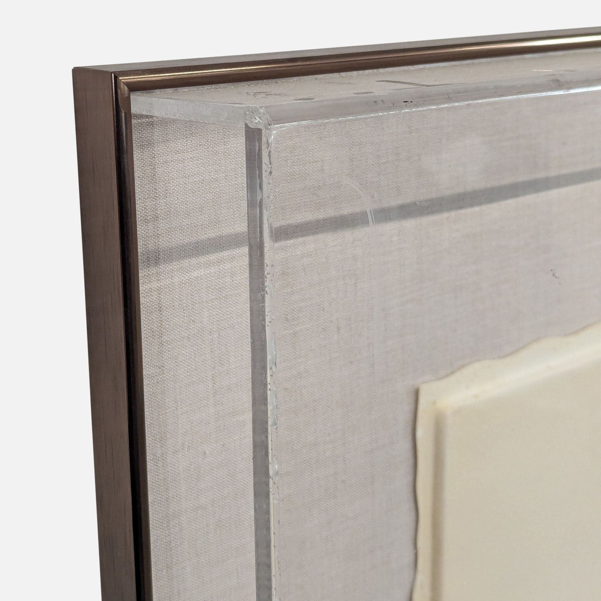 Large Artist Proof Embossed Rose Relief by Carole Gerst Katz – Lucite Floating Frame - Thumbnail 9