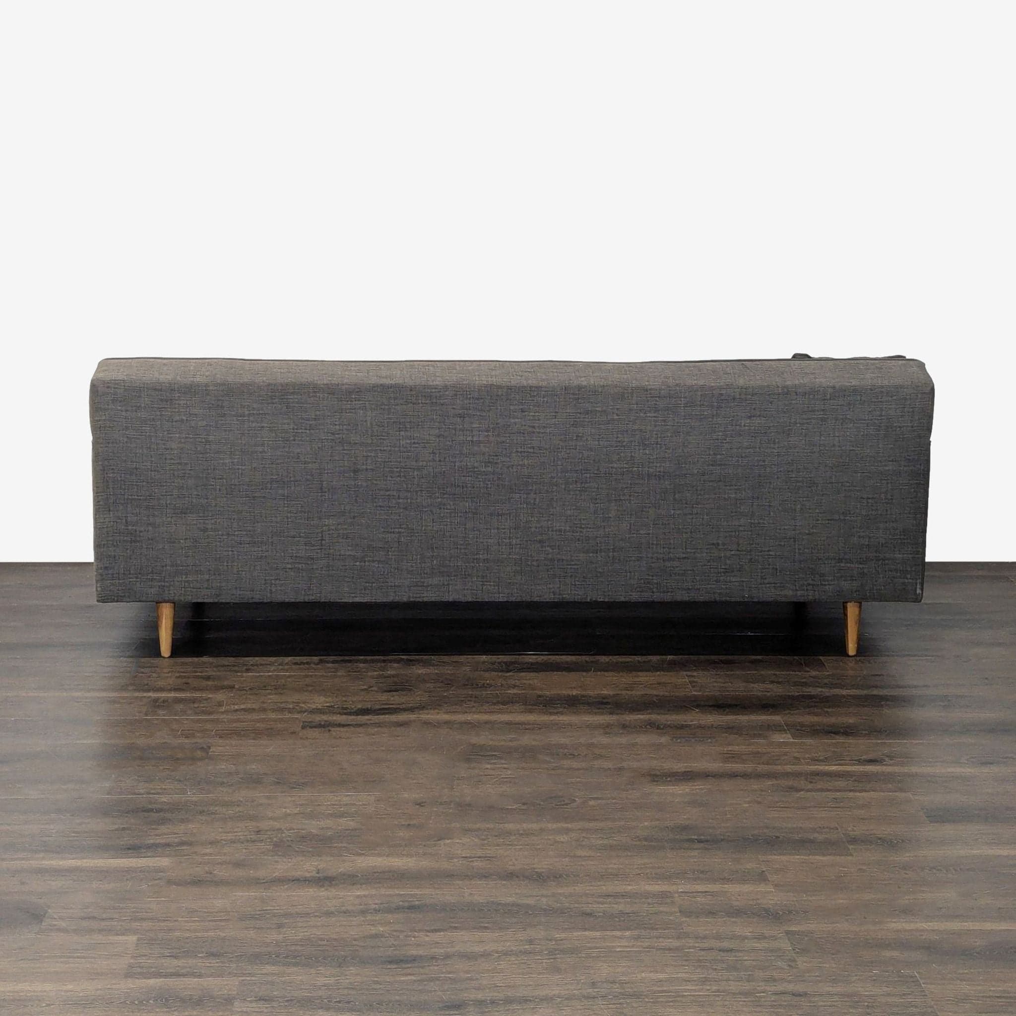 Modern Gray 3-Seat Sofa with Cushions - Thumbnail 5