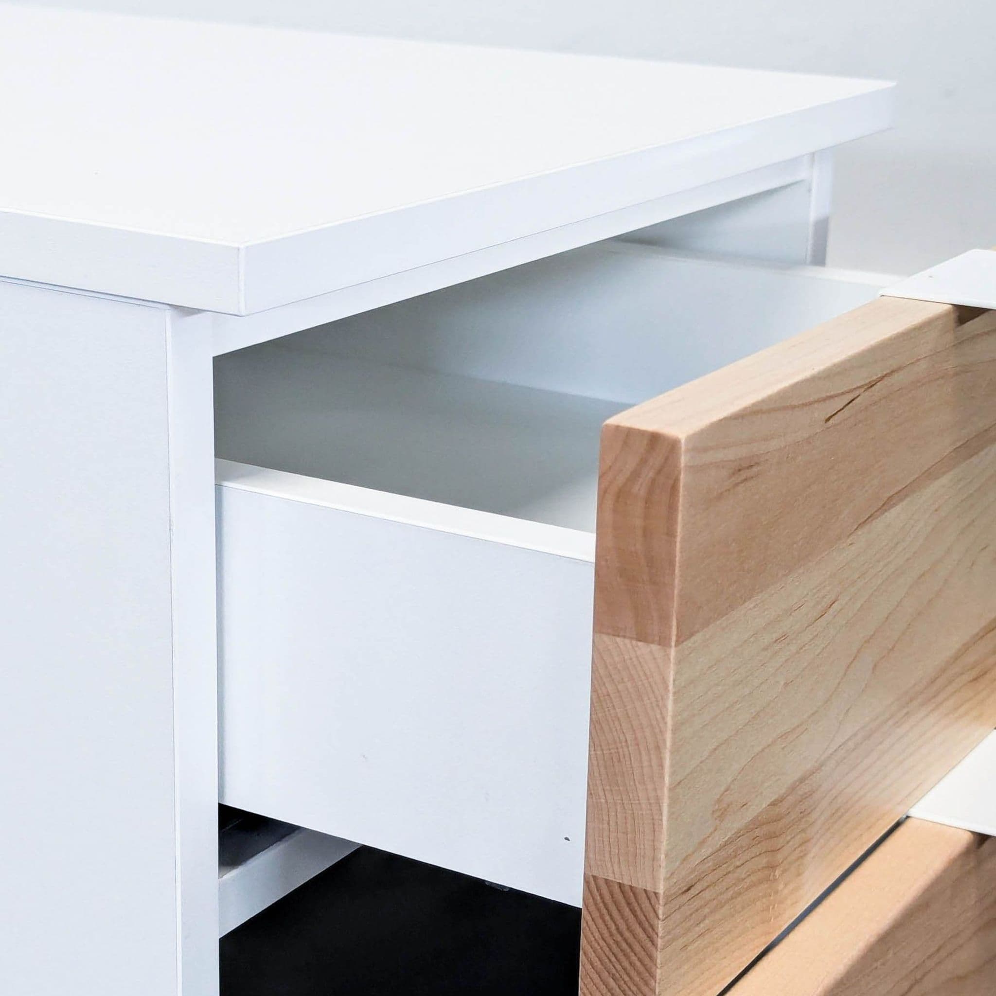 Modern 2-Drawer Mobile Office Cabinet with Lock and Wheels - Thumbnail 10