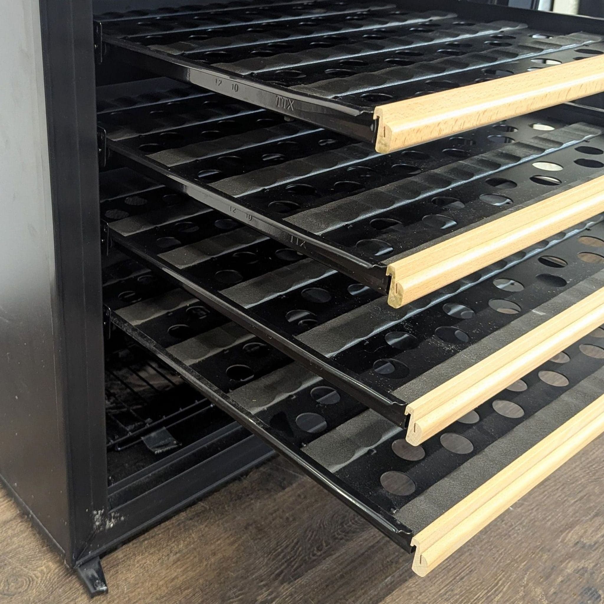 Transtherm Wine Refrigerator with Glass Door and Wooden Shelves - Thumbnail 10