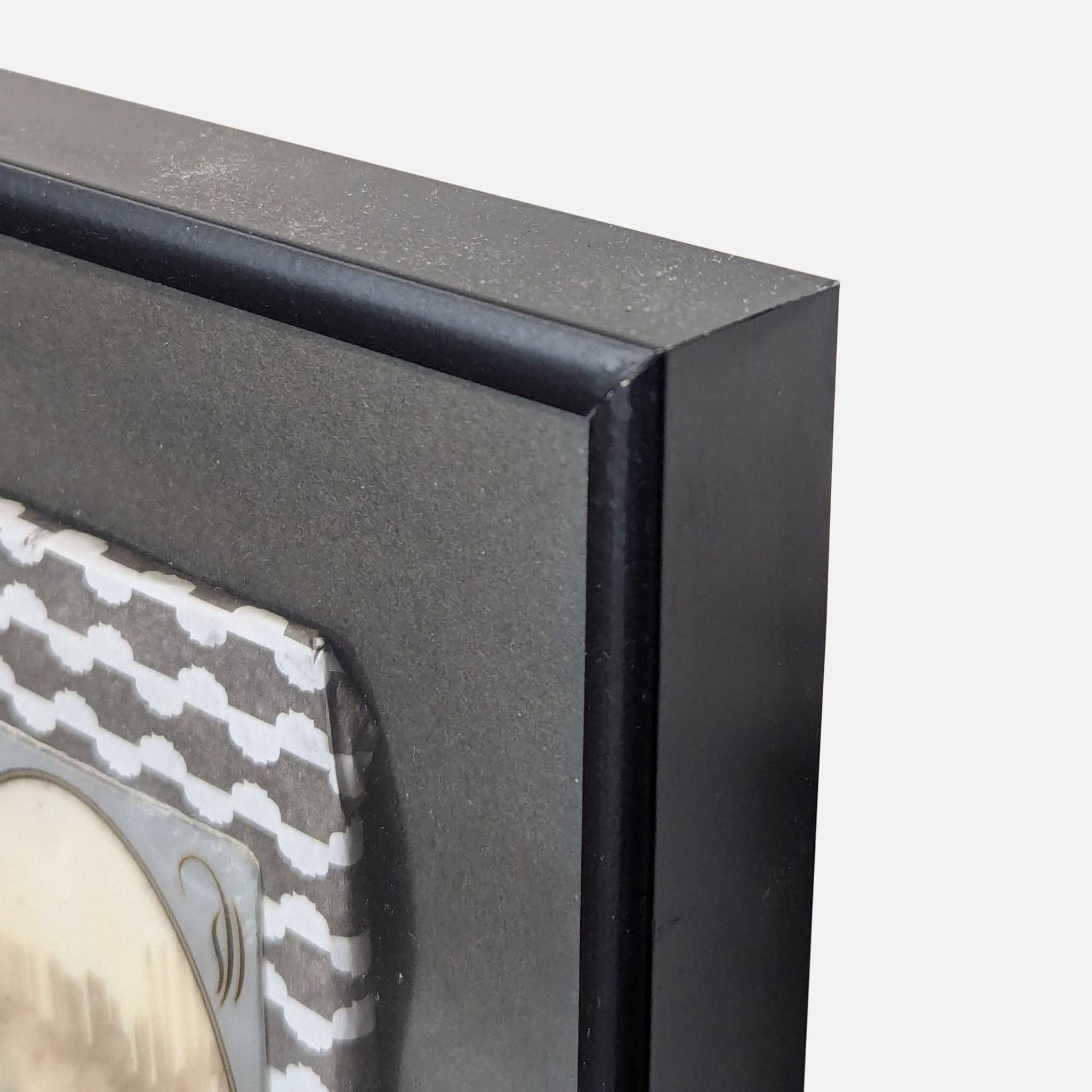 Unique Mixed Media Framed Art Collage with Vintage Photos and Postcard - Thumbnail 5
