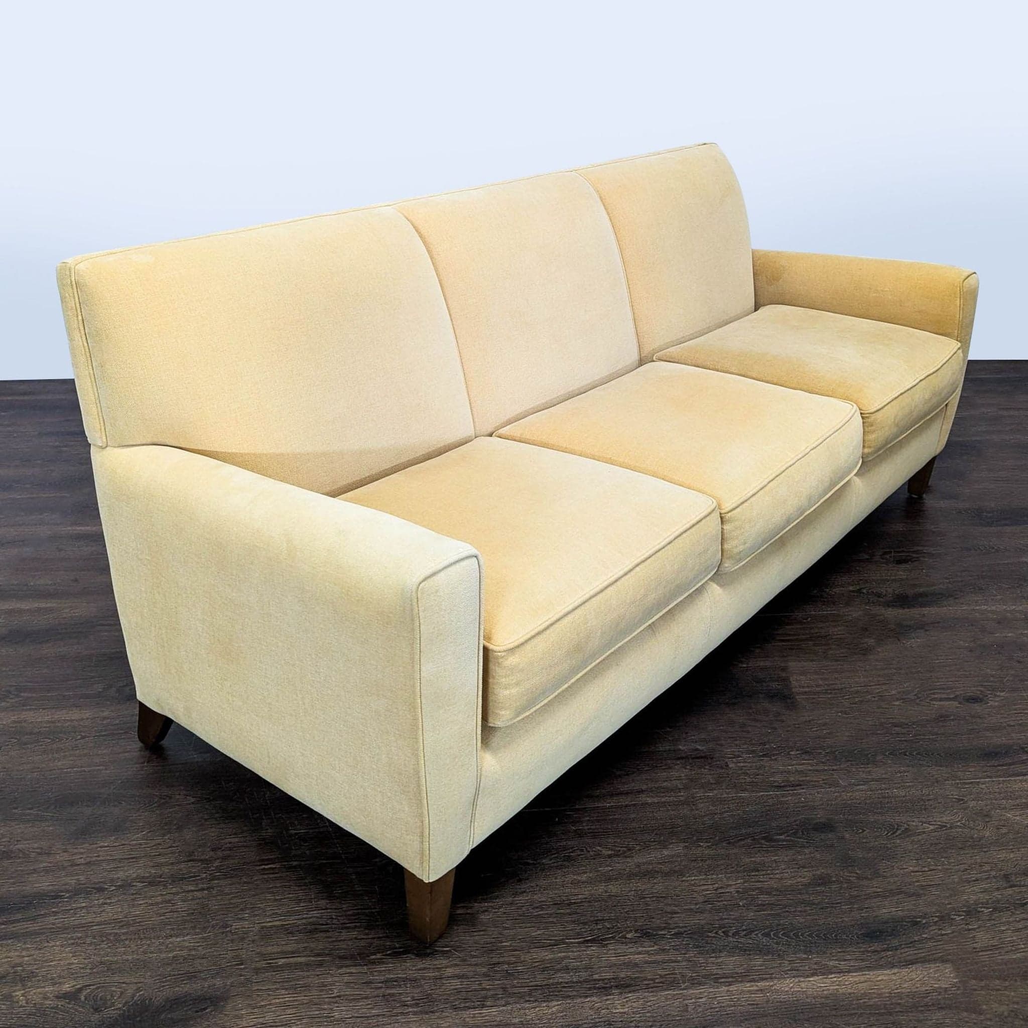 Room and Board 3-Seat Sofa in Light Beige Fabric - Thumbnail 2