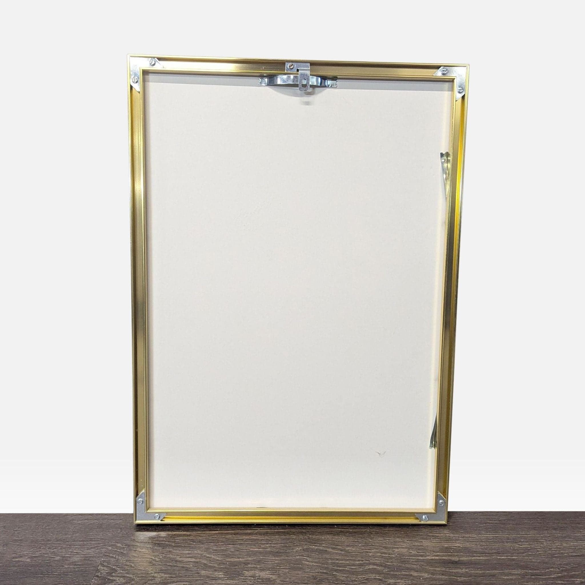 Mystical Blue Spiritual Drawing with Gold Accents in Frame - Thumbnail 4