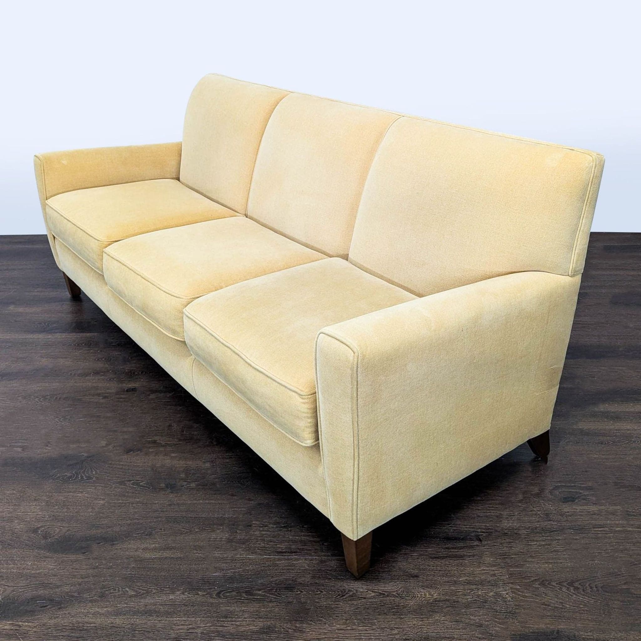 Room and Board 3-Seat Sofa in Light Beige Fabric - Thumbnail 6