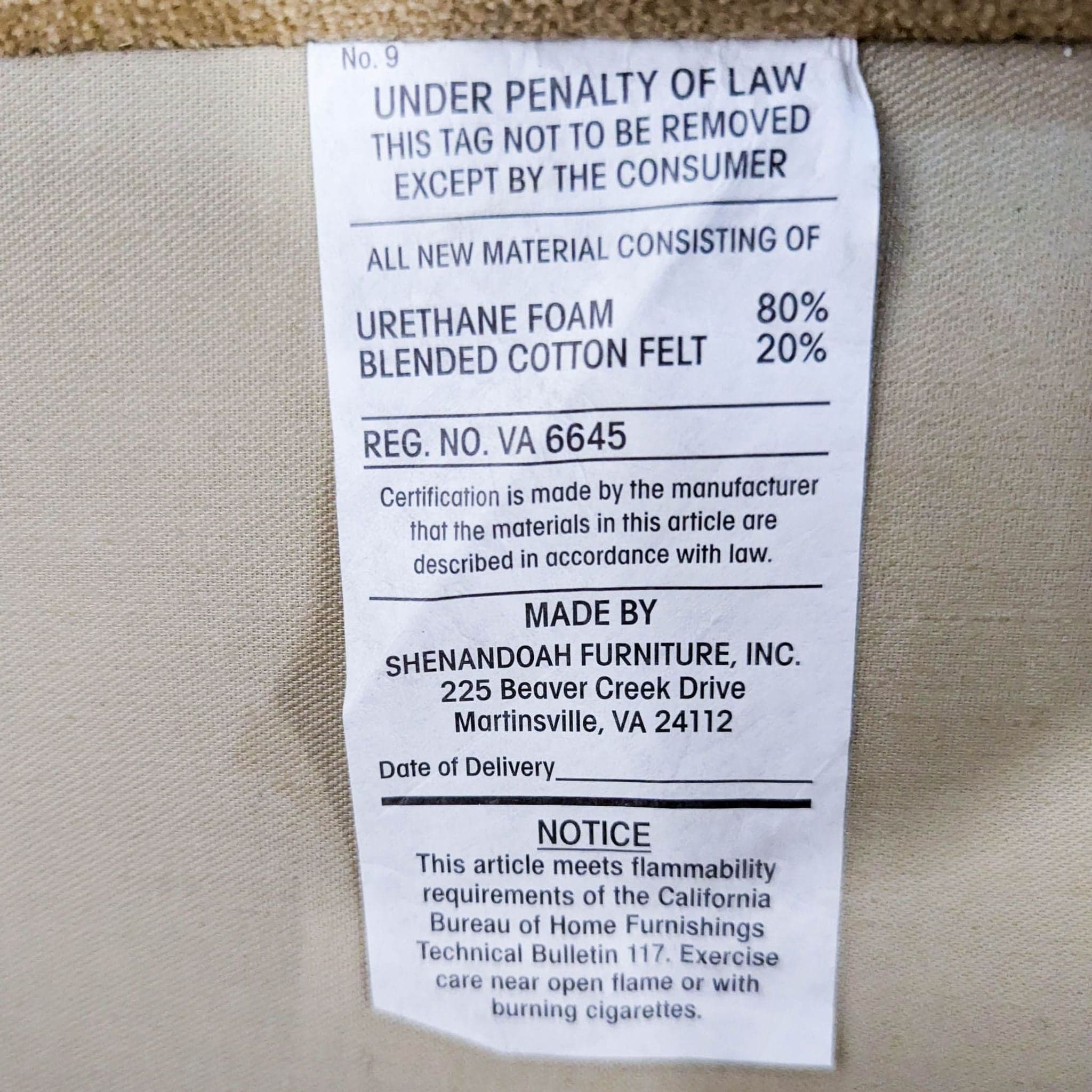 Room and Board 3-Seat Sofa in Light Beige Fabric - Thumbnail 8