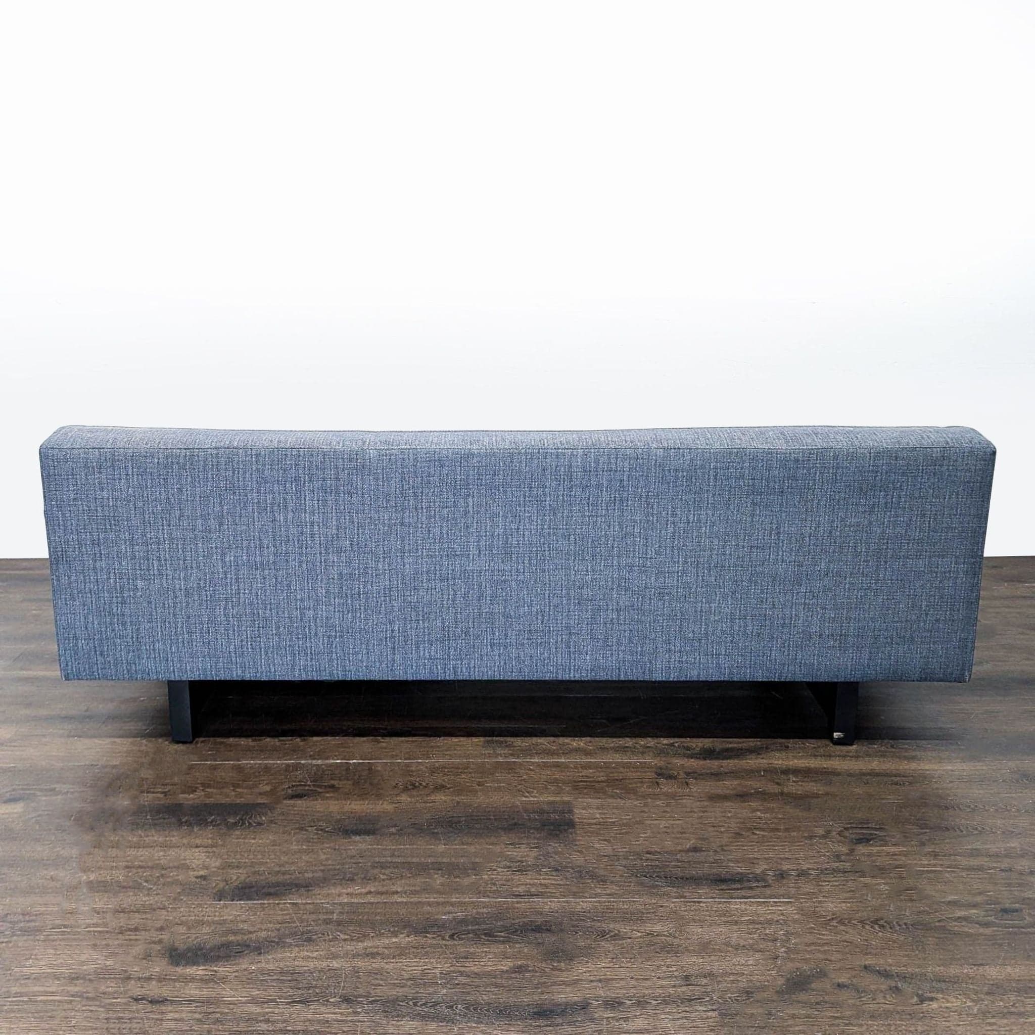 Room & Board Andre Reversible Chaise Sectional in Grey Fabric - Thumbnail 8