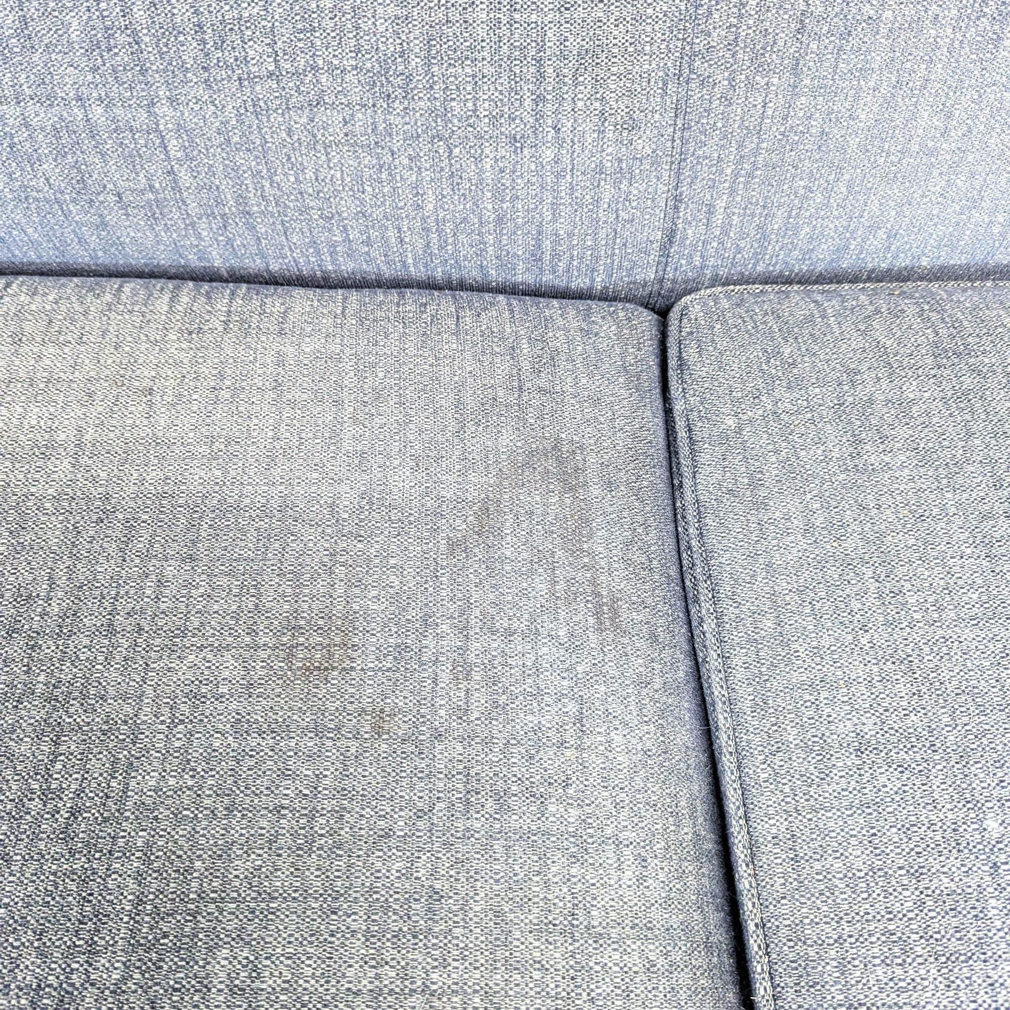 Room & Board Andre Reversible Chaise Sectional in Grey Fabric - Thumbnail 11