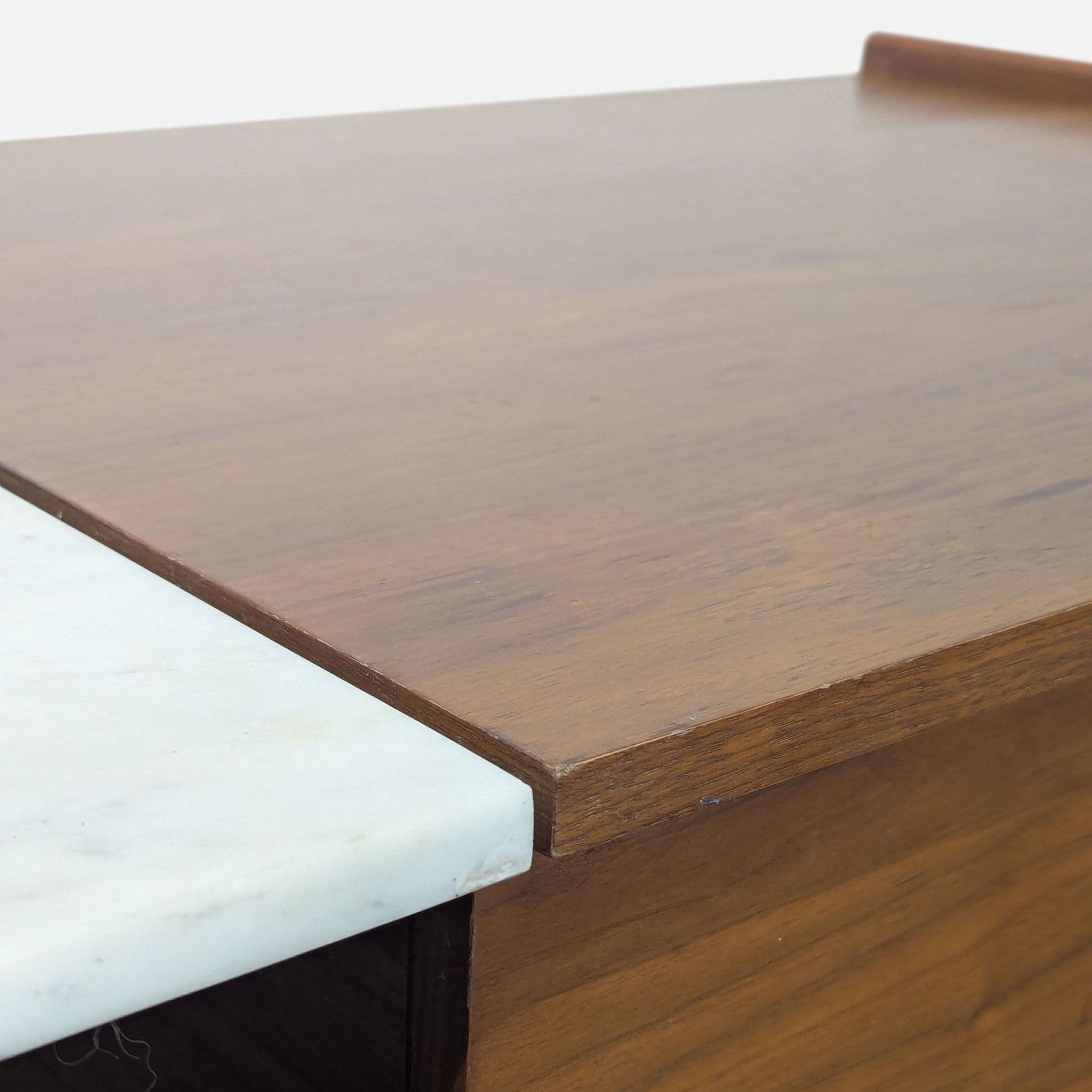 West Elm Marble & Wood Pop-UP Coffee Table - Thumbnail 6