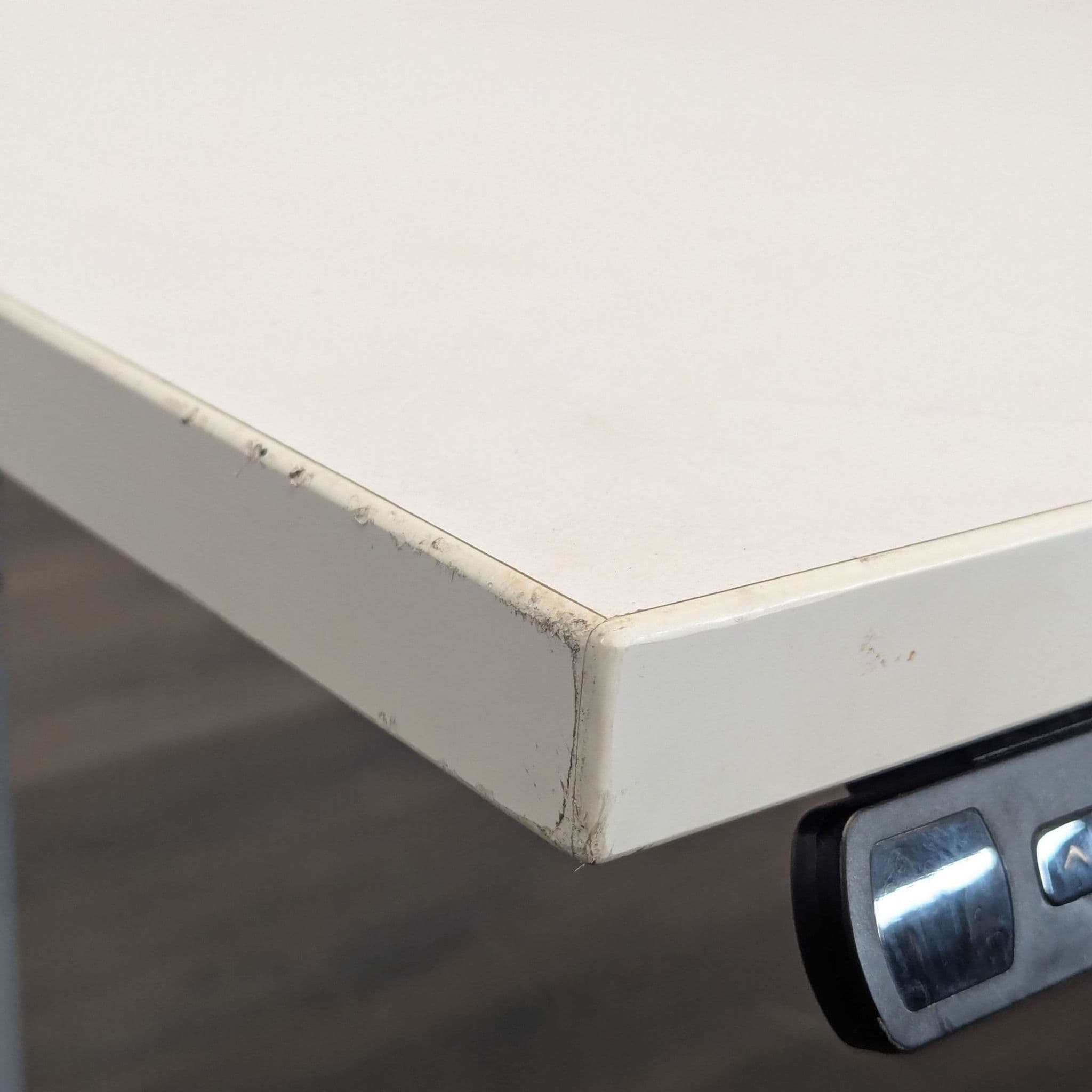 Jarvis Electric Adjustable Standing Desk - White Top, Programmable Height Settings - Thumbnail 3