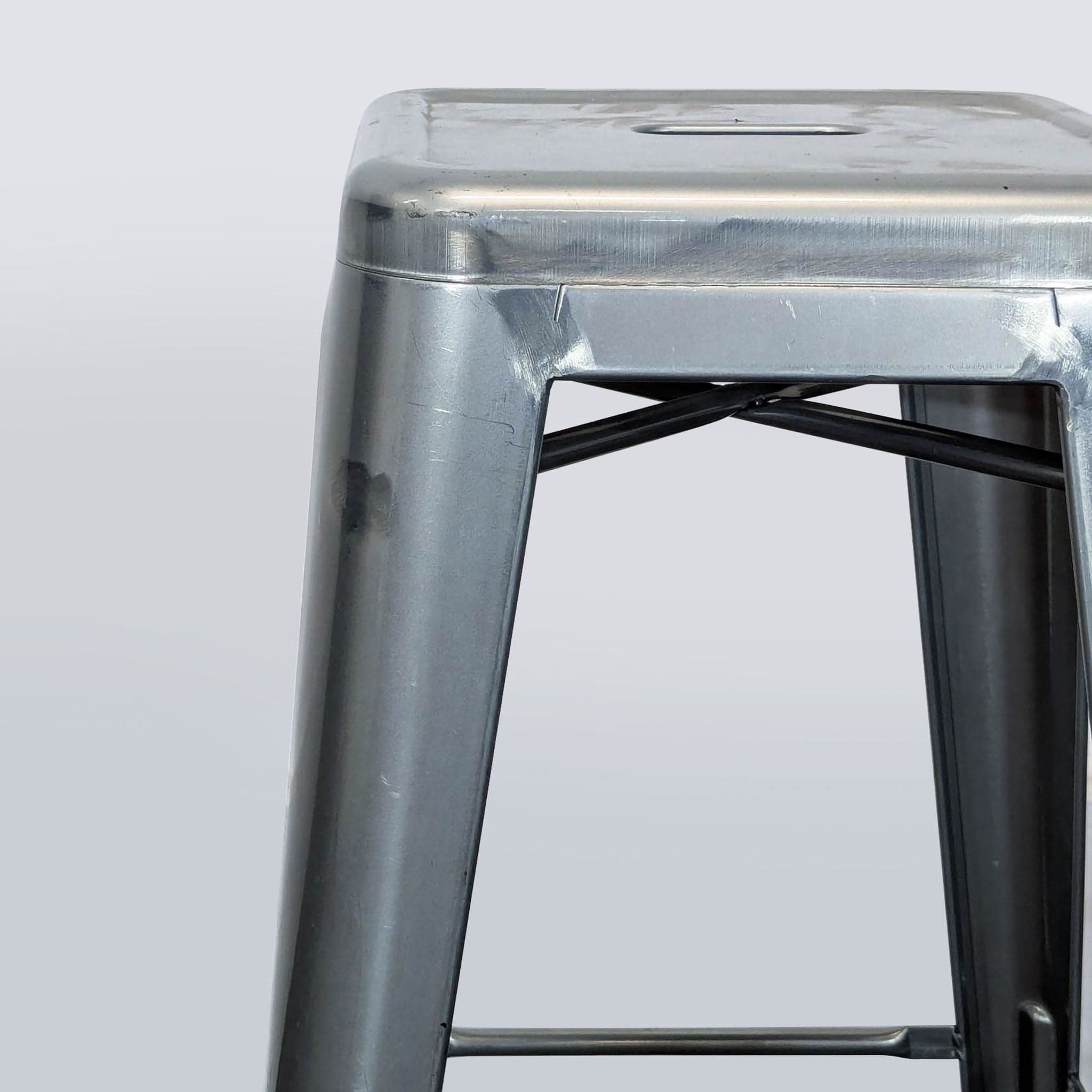 Stackable Metal Bar Stool - Thumbnail 3