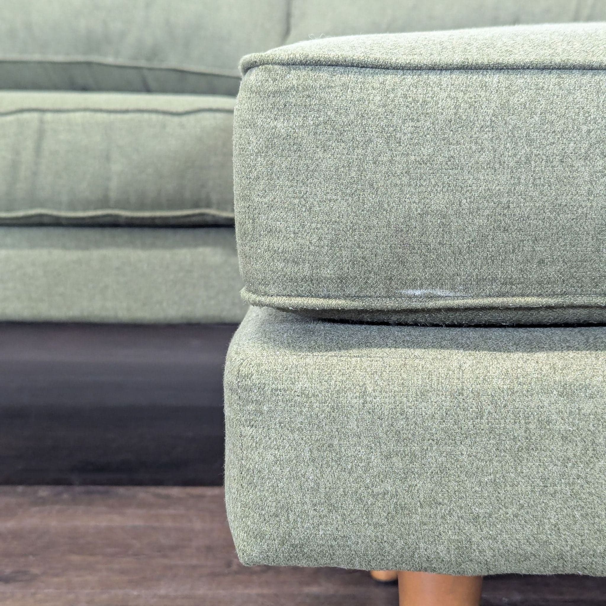 Joybird Preston Green Sectional Sofa with Chaise - Modern Design - Thumbnail 6