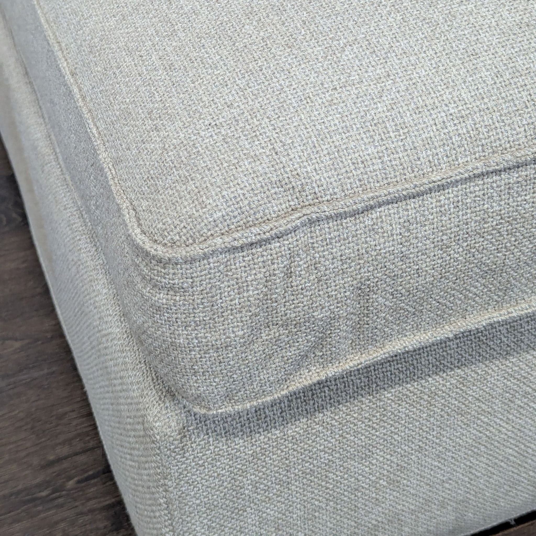 Modern Armless Lounge Chair with Plush Cushions - Thumbnail 5