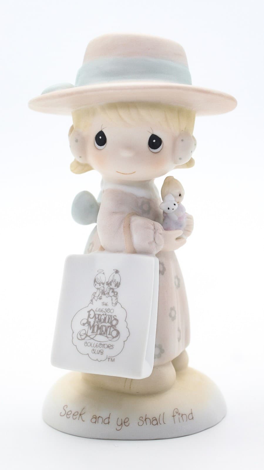Precious Moments Seek And Ye Shall Find Enesco Porcelain Figurine 1984 - Thumbnail 8