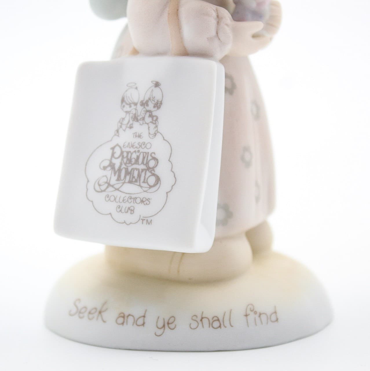 Precious Moments Seek And Ye Shall Find Enesco Porcelain Figurine 1984 - Thumbnail 3