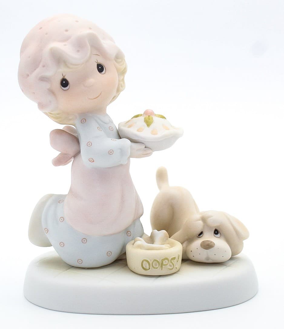 Precious Moments Dropping Over For Christmas Enesco Porcelain Figurine 1982 - Thumbnail 9