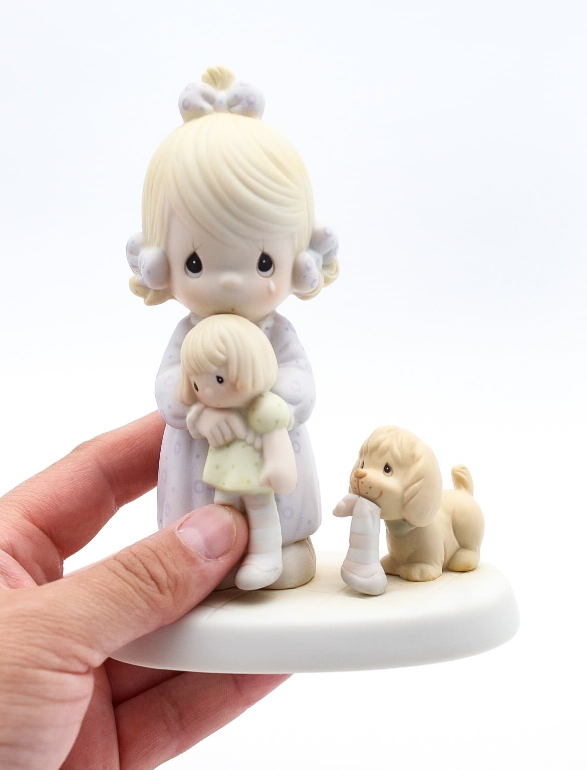 Precious Moments Somethings Missing When Your Not Around Porcelain Figurine 1988 - Thumbnail 7