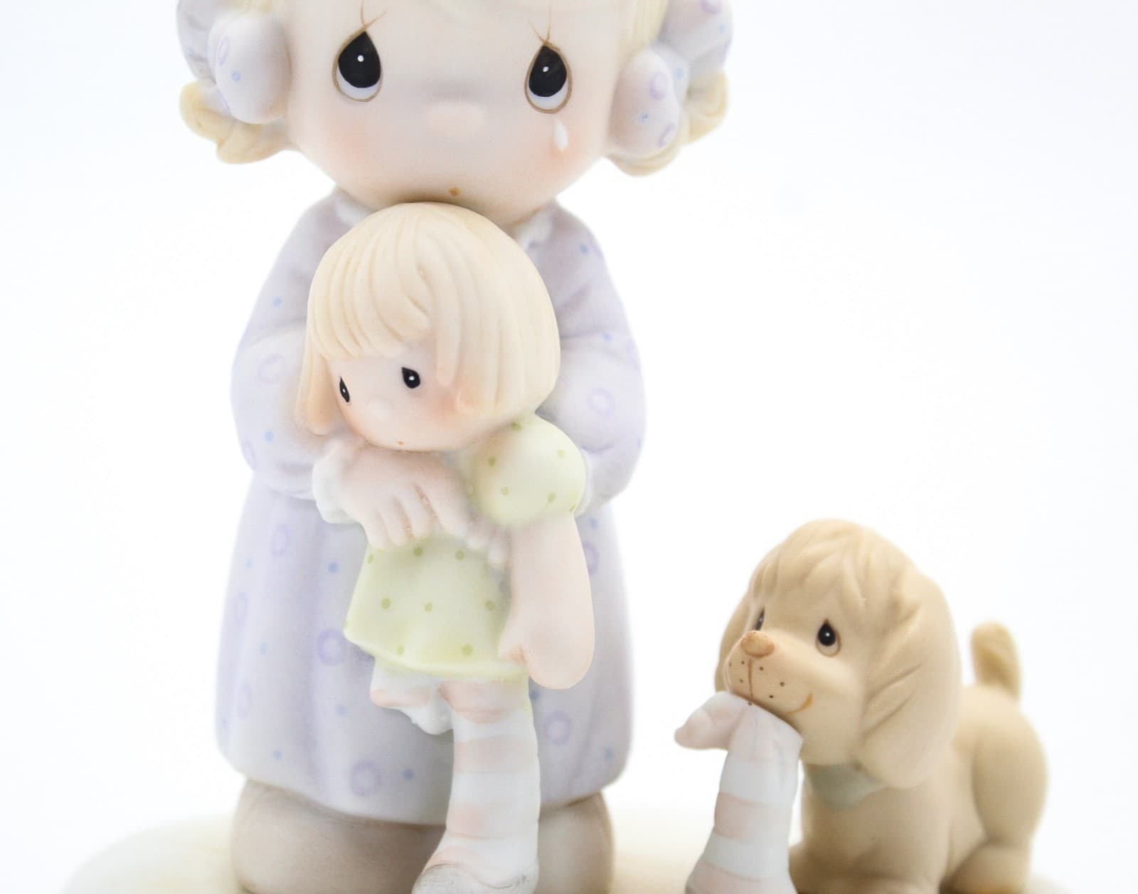Precious Moments Somethings Missing When Your Not Around Porcelain Figurine 1988 - Thumbnail 3