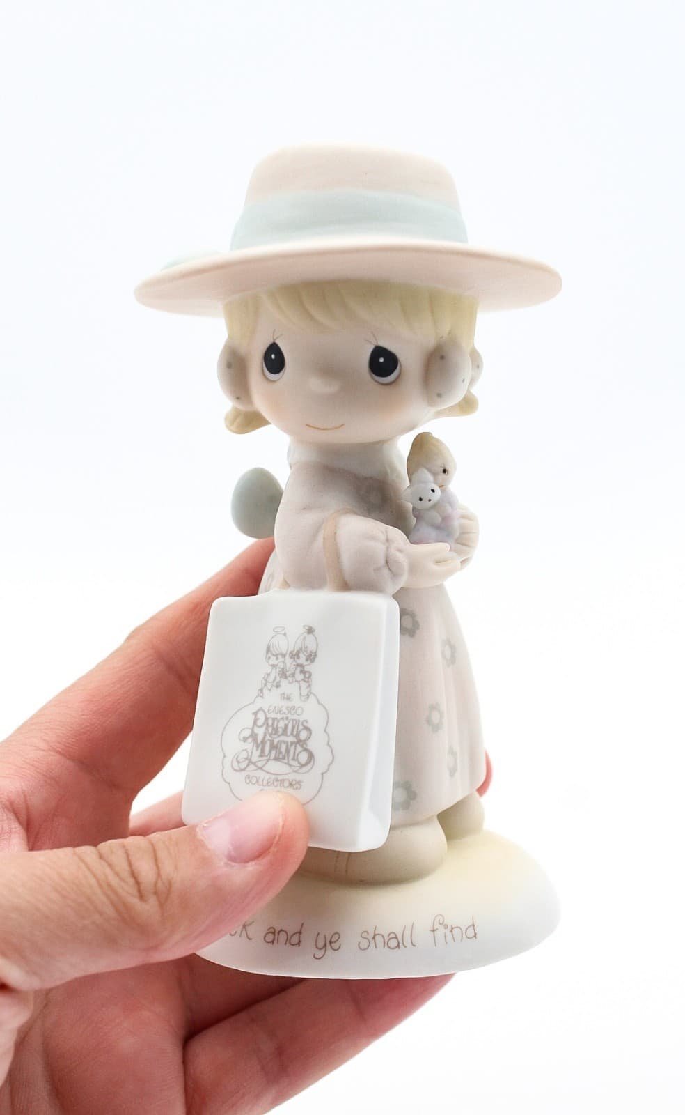 Precious Moments Seek And Ye Shall Find Enesco Porcelain Figurine 1984 - Thumbnail 6