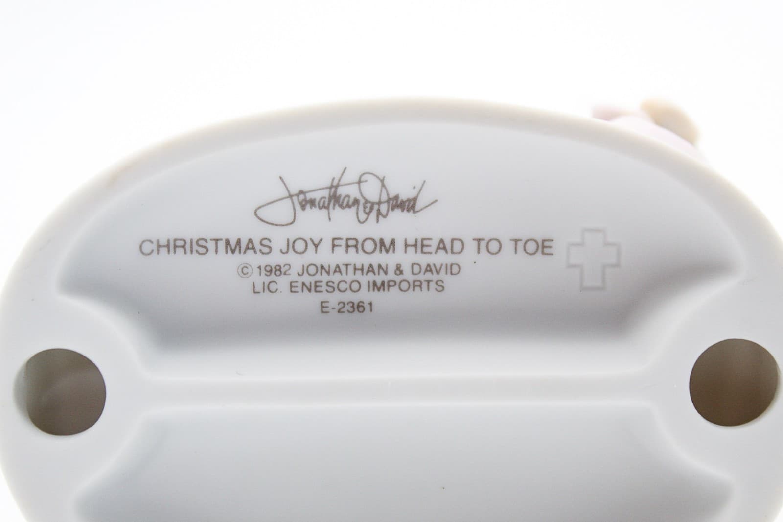 Precious Moments Christmas Joy From Head To Toe Enesco Porcelain Figurine 1982 - Thumbnail 7