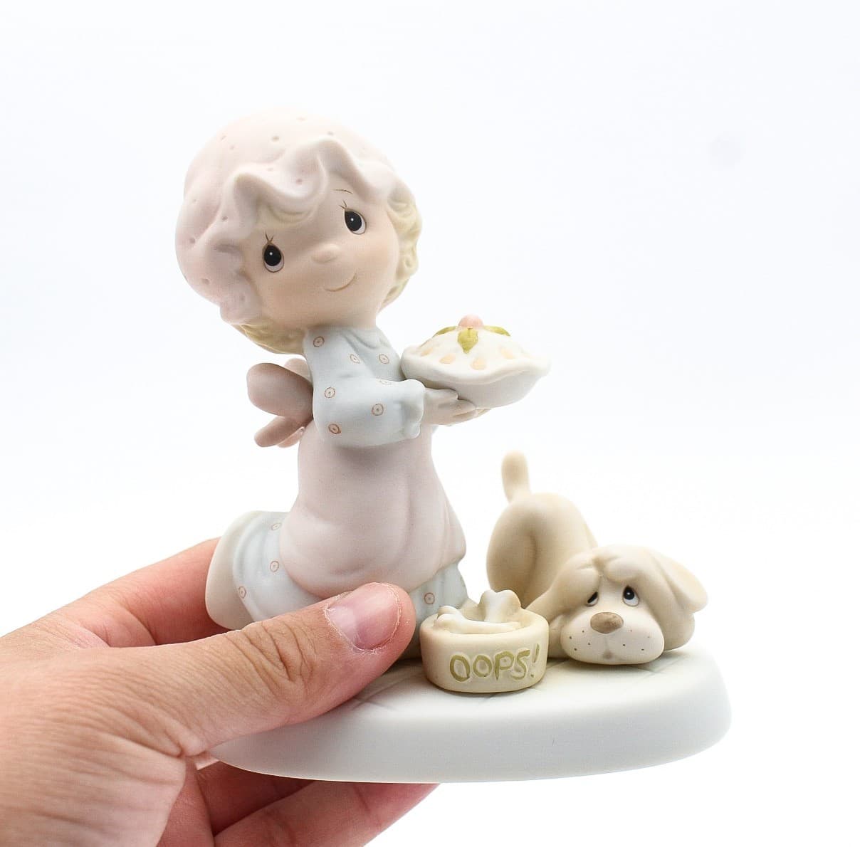 Precious Moments Dropping Over For Christmas Enesco Porcelain Figurine 1982 - Thumbnail 7