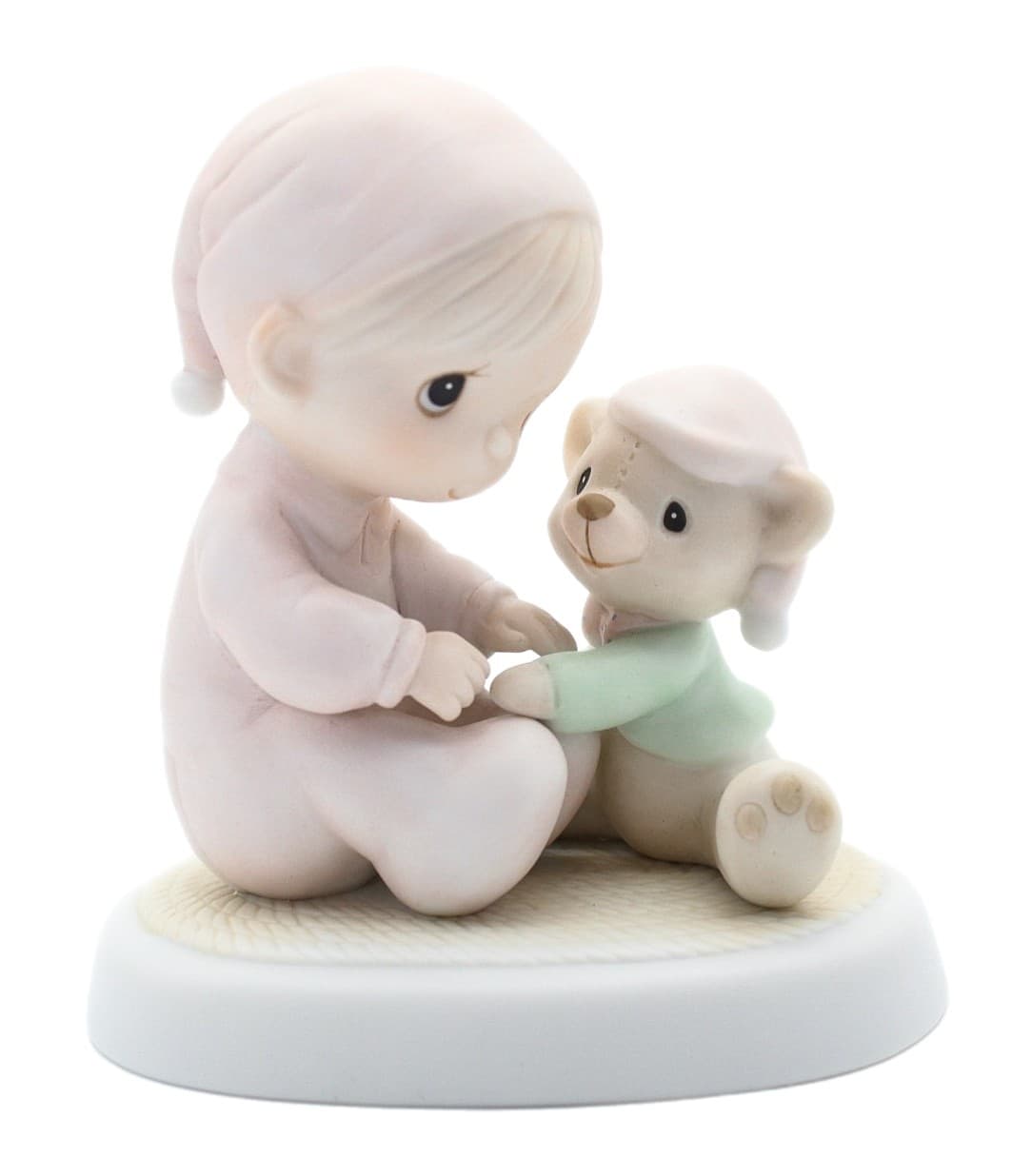 Precious Moments May Your Christmas Be Cozy Enesco Porcelain Figurine 1982