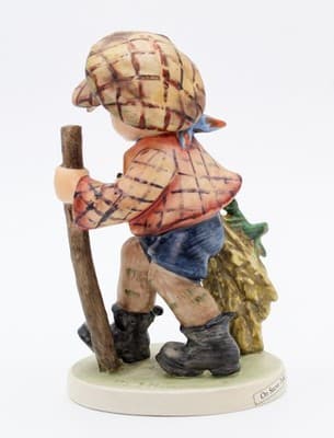 Hummel Goebel On Secret Path West Germany Vintage Porcelain Figurine TMK5 - Thumbnail 3