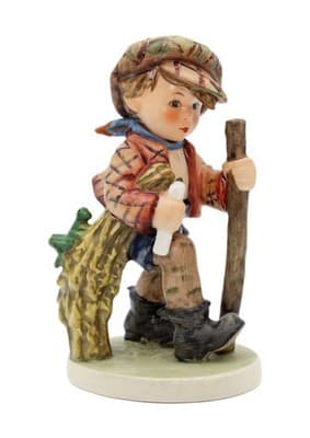 Hummel Goebel On Secret Path West Germany Vintage Porcelain Figurine TMK5