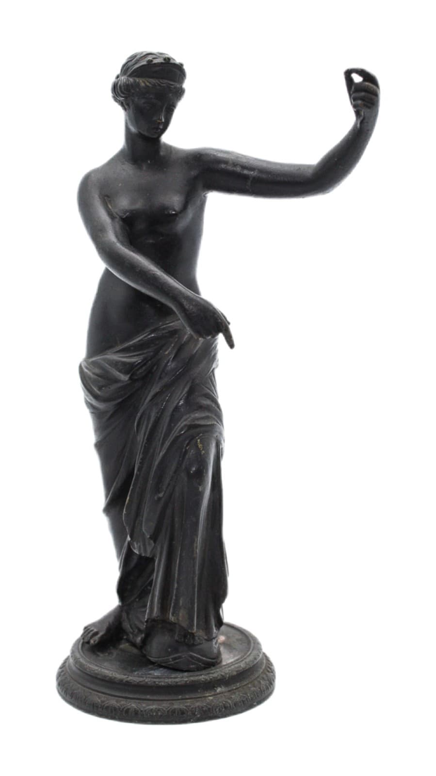 Antique 19thC Grand Tour Bronze Venus of Capua Statue Aphrodite Sculpture Figure