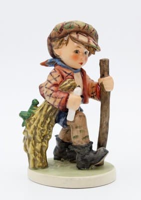 Hummel Goebel On Secret Path West Germany Vintage Porcelain Figurine TMK5 - Thumbnail 8